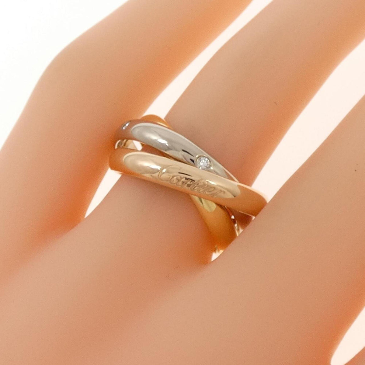 Cartier Yellow Gold (18K) Pink Gold (18K) White Gold (18K) Band Ring (Pre-Owned)