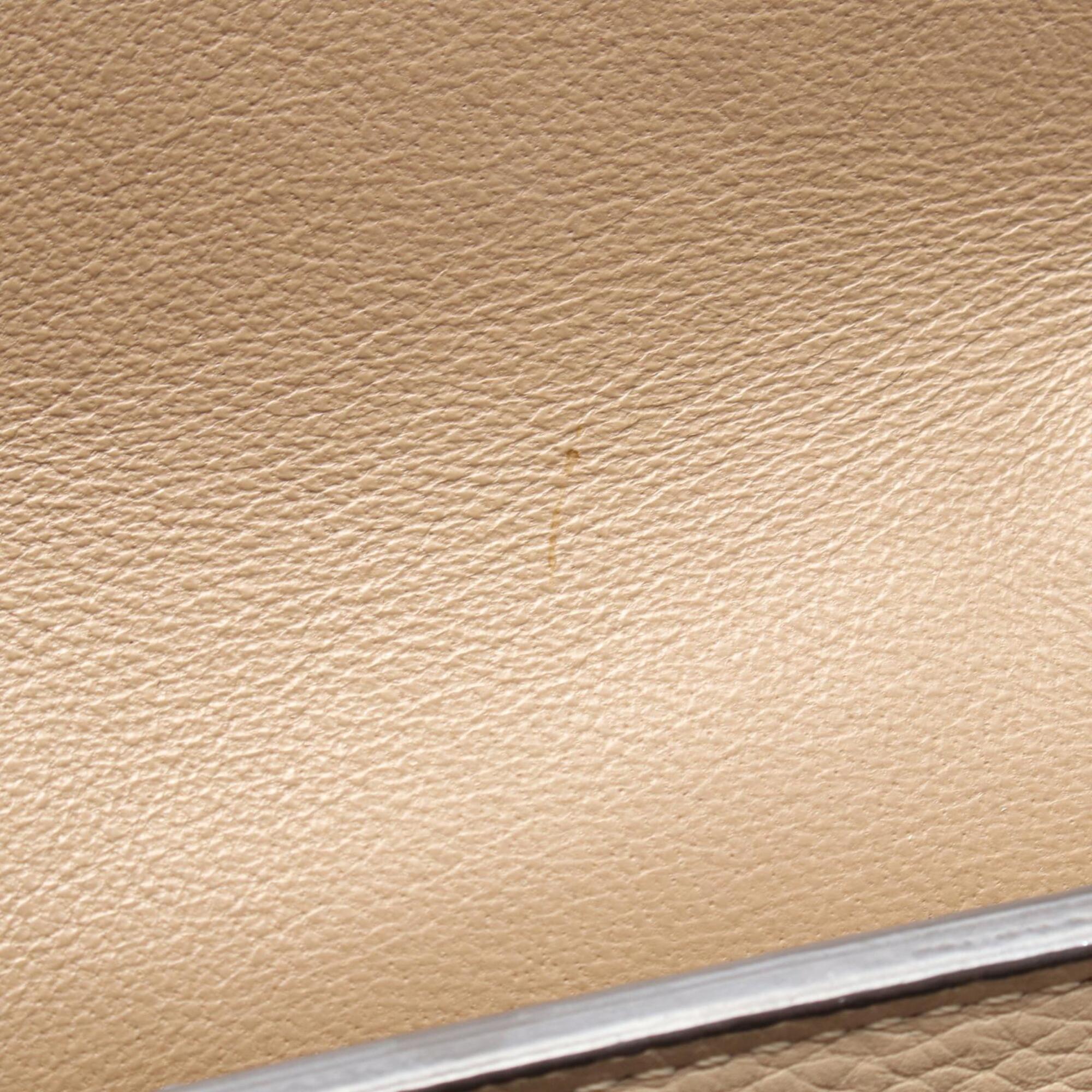 Celine Beige Brown Leather Suede Handbag (Pre-Owned)
