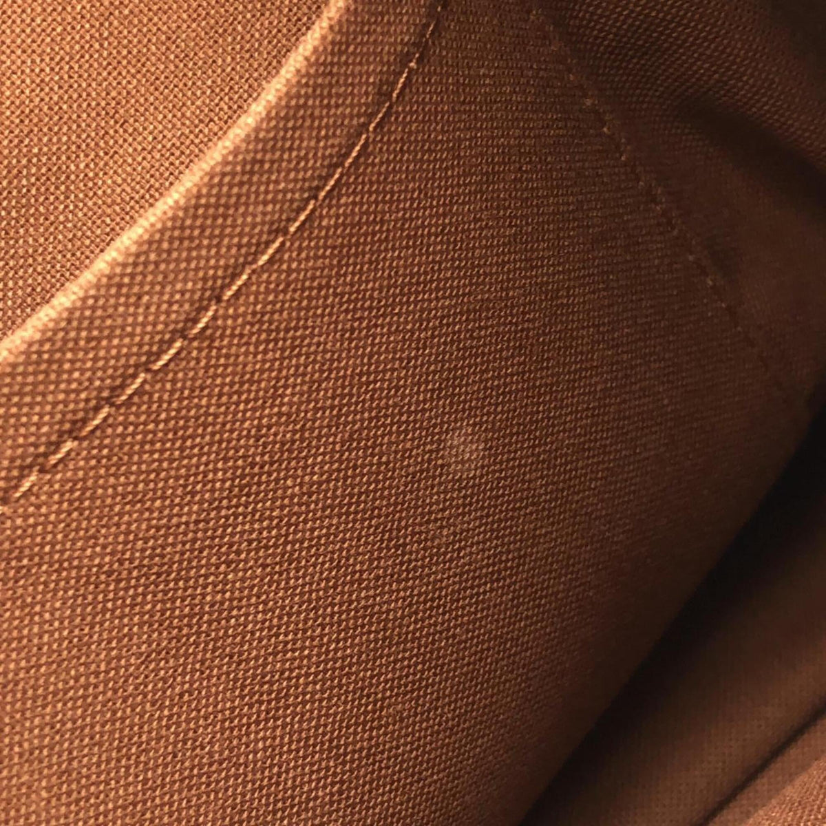 Louis Vuitton Brown Coated Canvas Backpack (Pre-Owned)