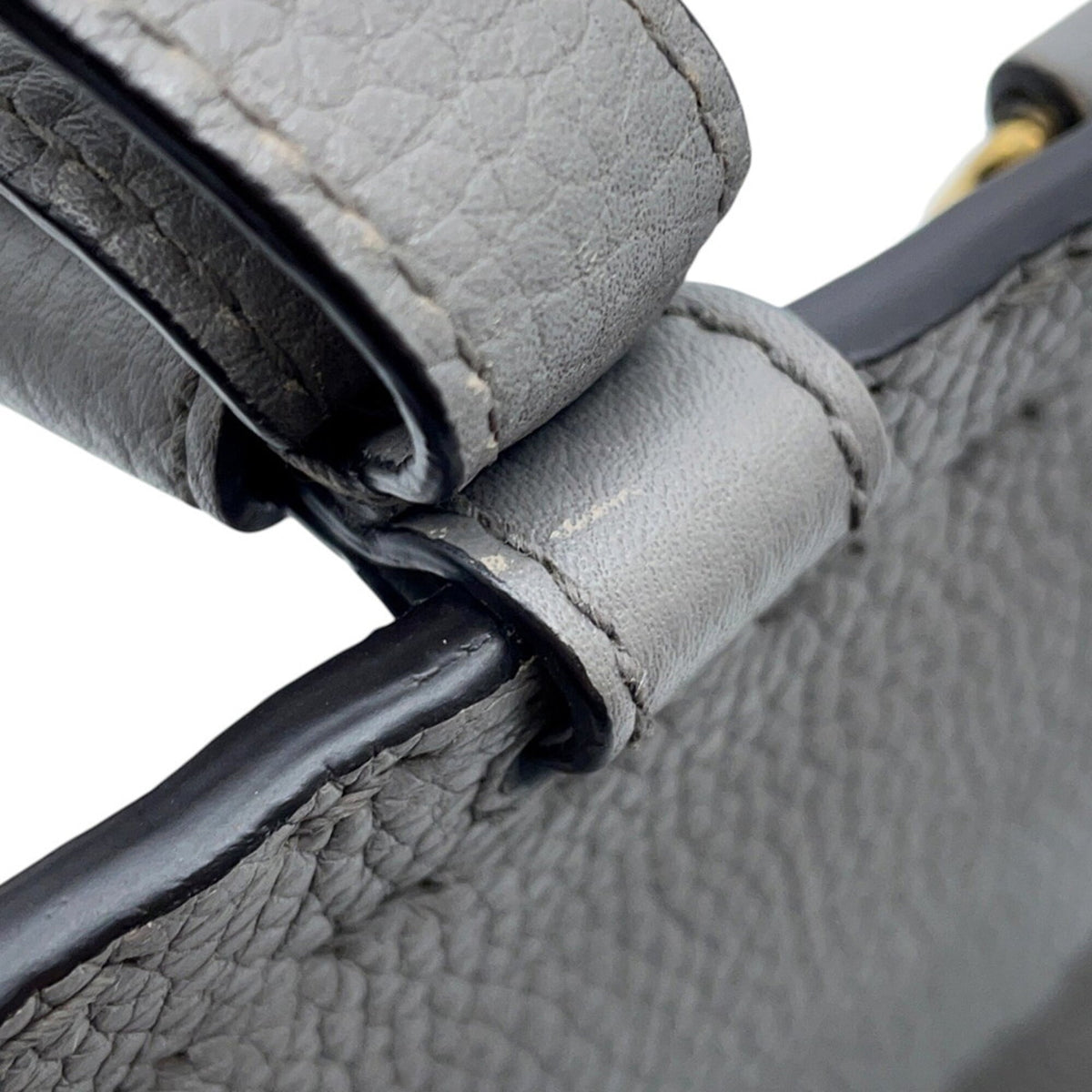 Gucci Gray Leather Handbag (Pre-Owned)