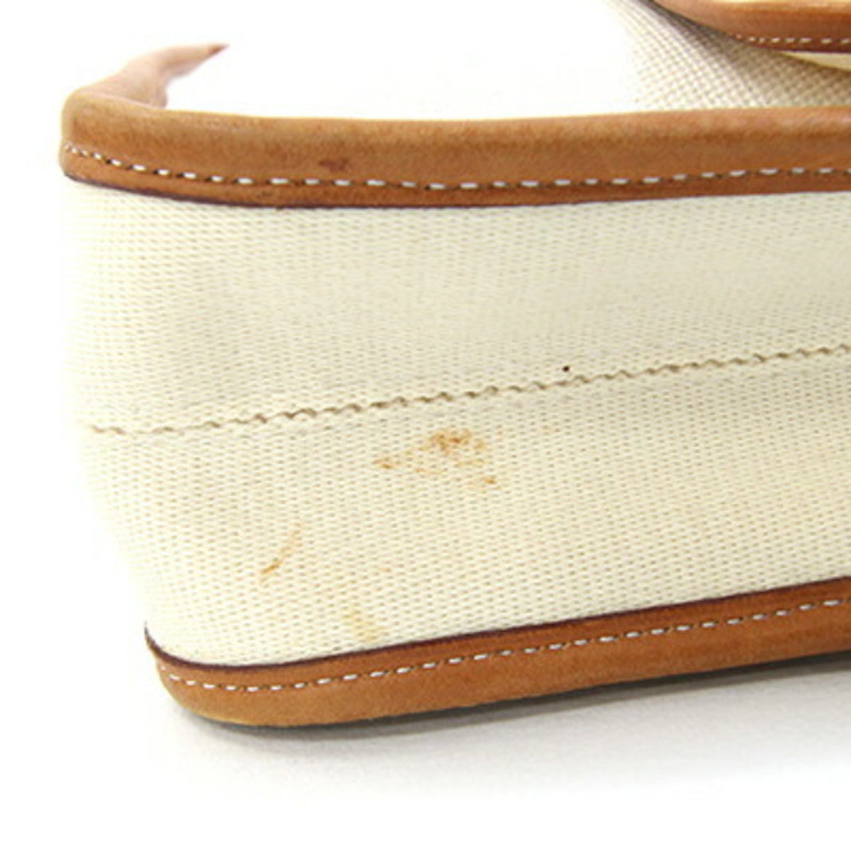 Hermes Buenaventura Brown Natural Leather Handbag Shoulder Bag (Pre-Owned)