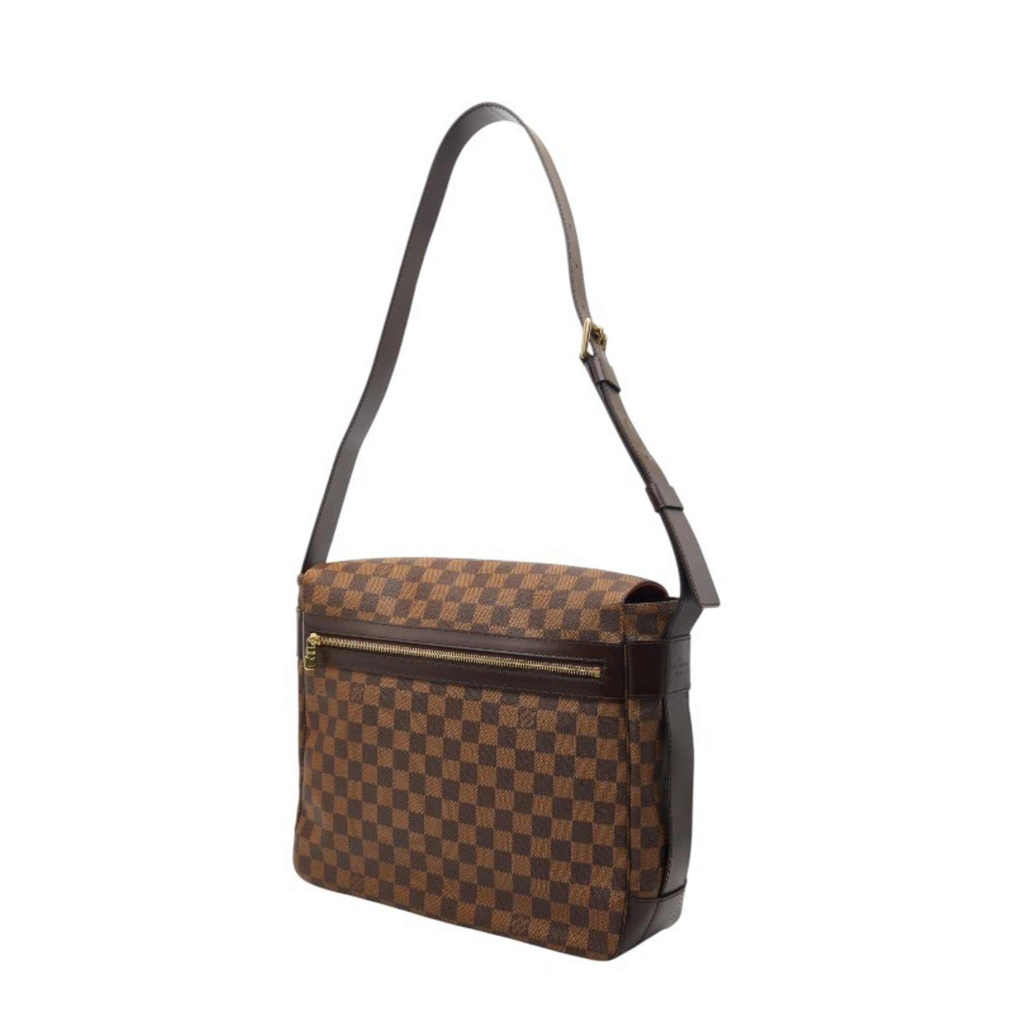 Louis Vuitton Brown Pvc Leather Shoulder Bag (Pre-Owned)