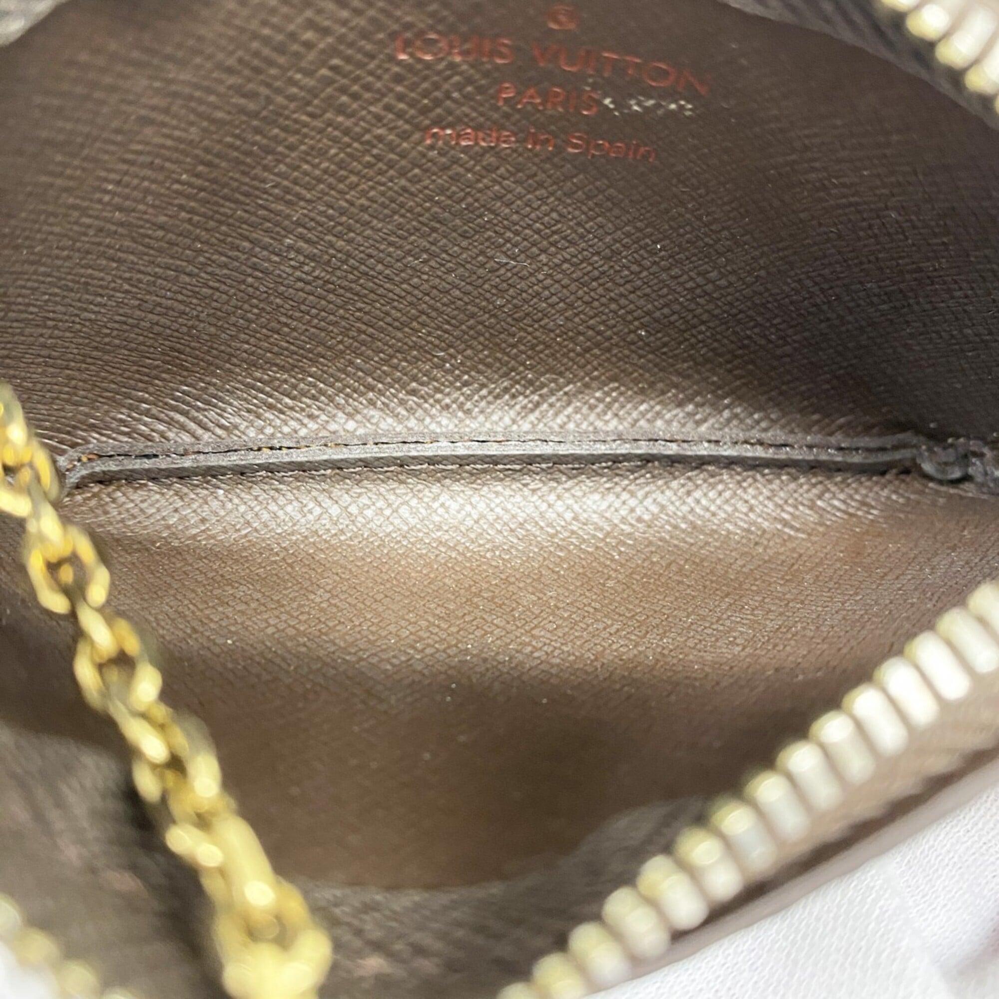 Louis Vuitton Ebene Coin Purse/Coin Case (Pre-Owned)