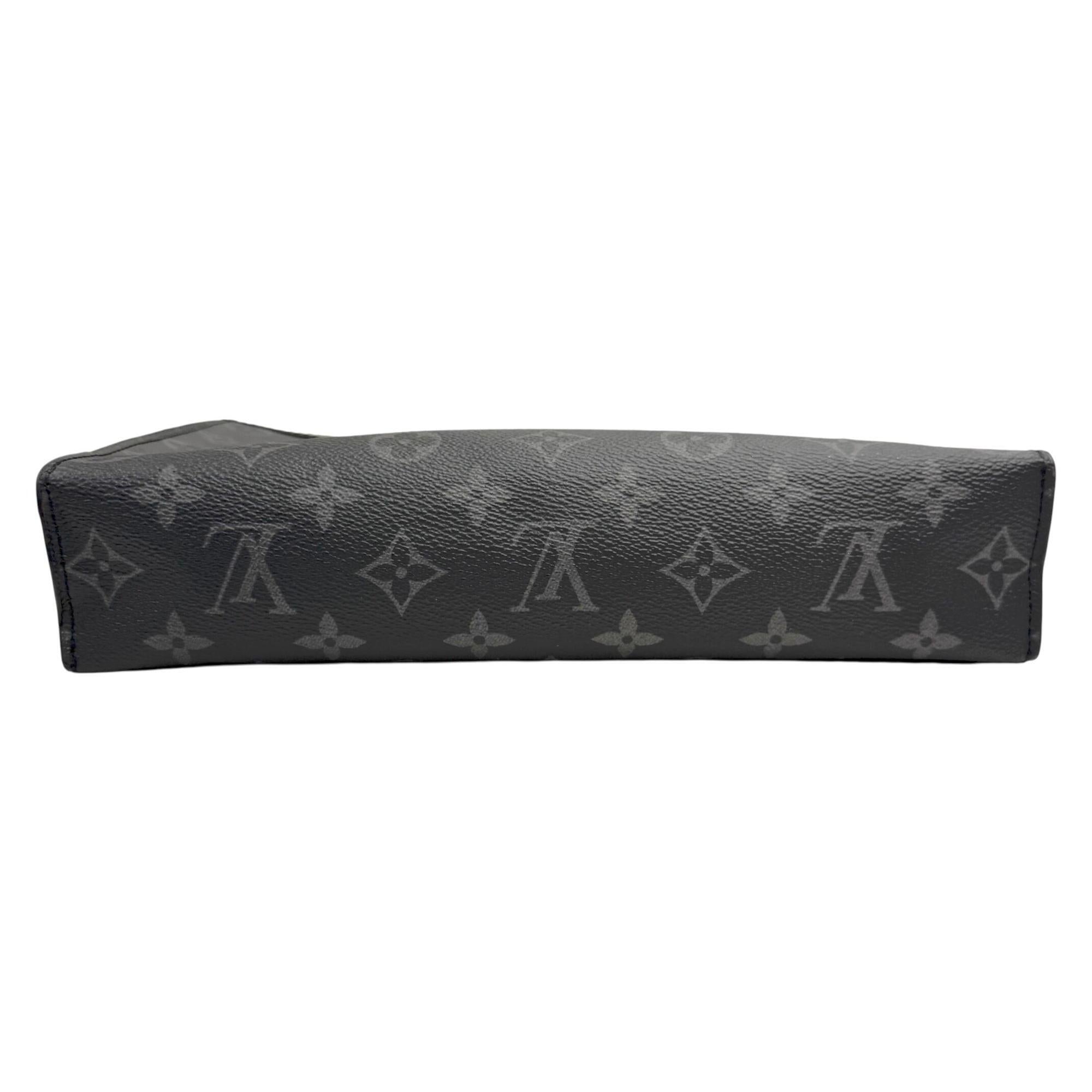 Louis Vuitton Black Monogram Eclipse Clutch Bag Pochette (Pre-Owned)