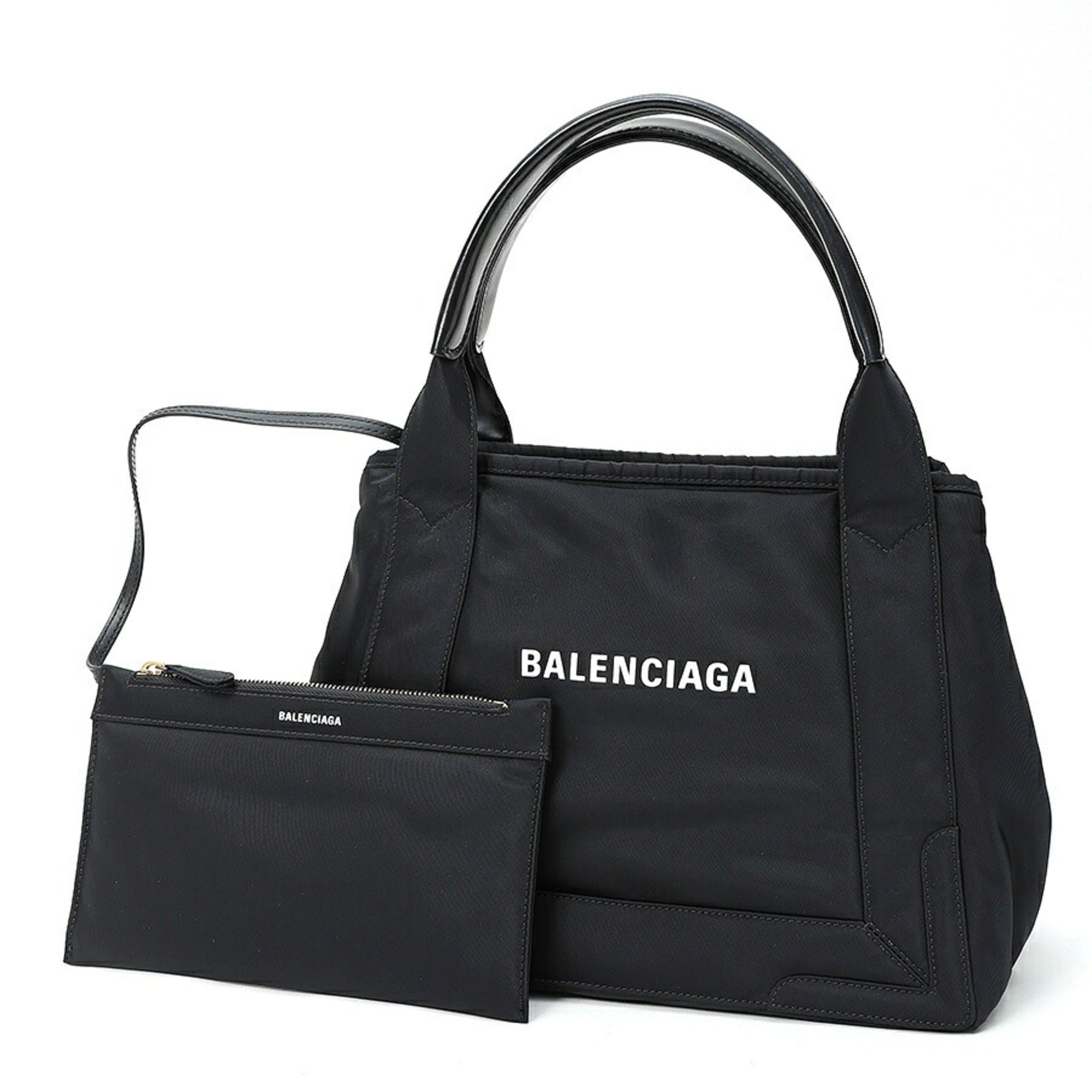 Balenciaga Black Nylon Tote Bag (Pre-Owned)