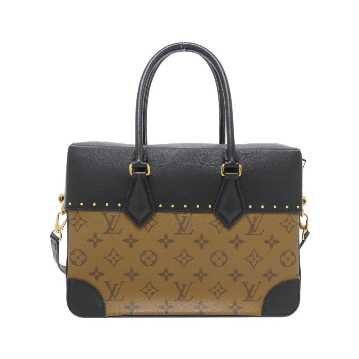 Louis Vuitton Brown Coated Canvas Handbag (Pre-Owned)