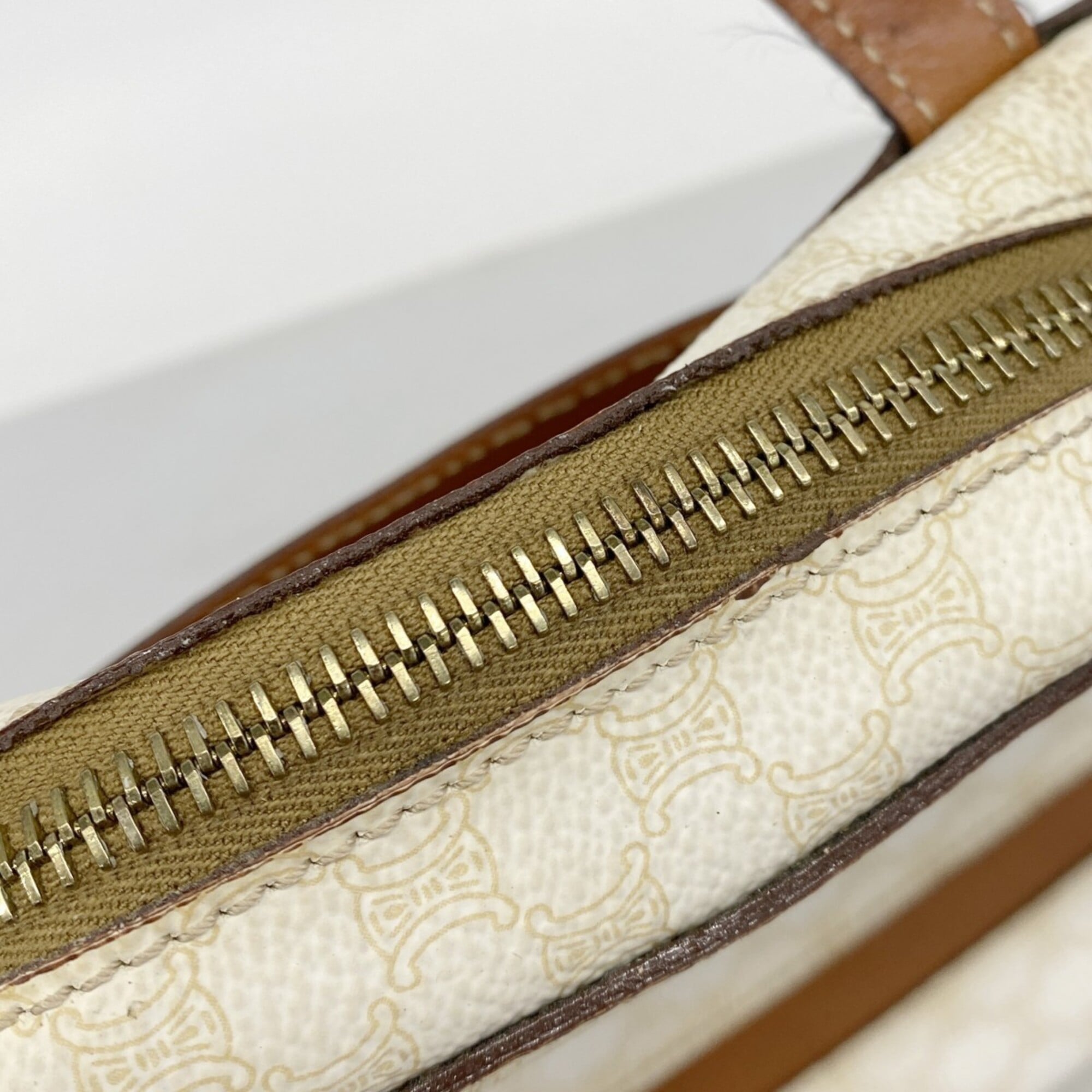 Celine White Pvc Handbag (Pre-Owned)