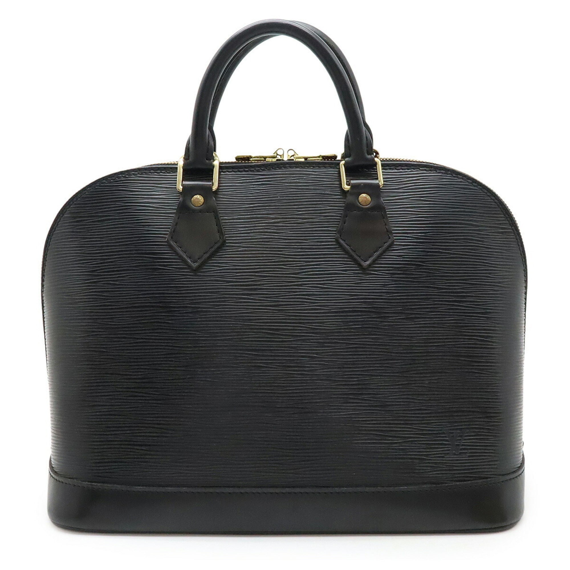 Louis Vuitton Epi Black Noir Epi Leather Handbag (Pre-Owned)