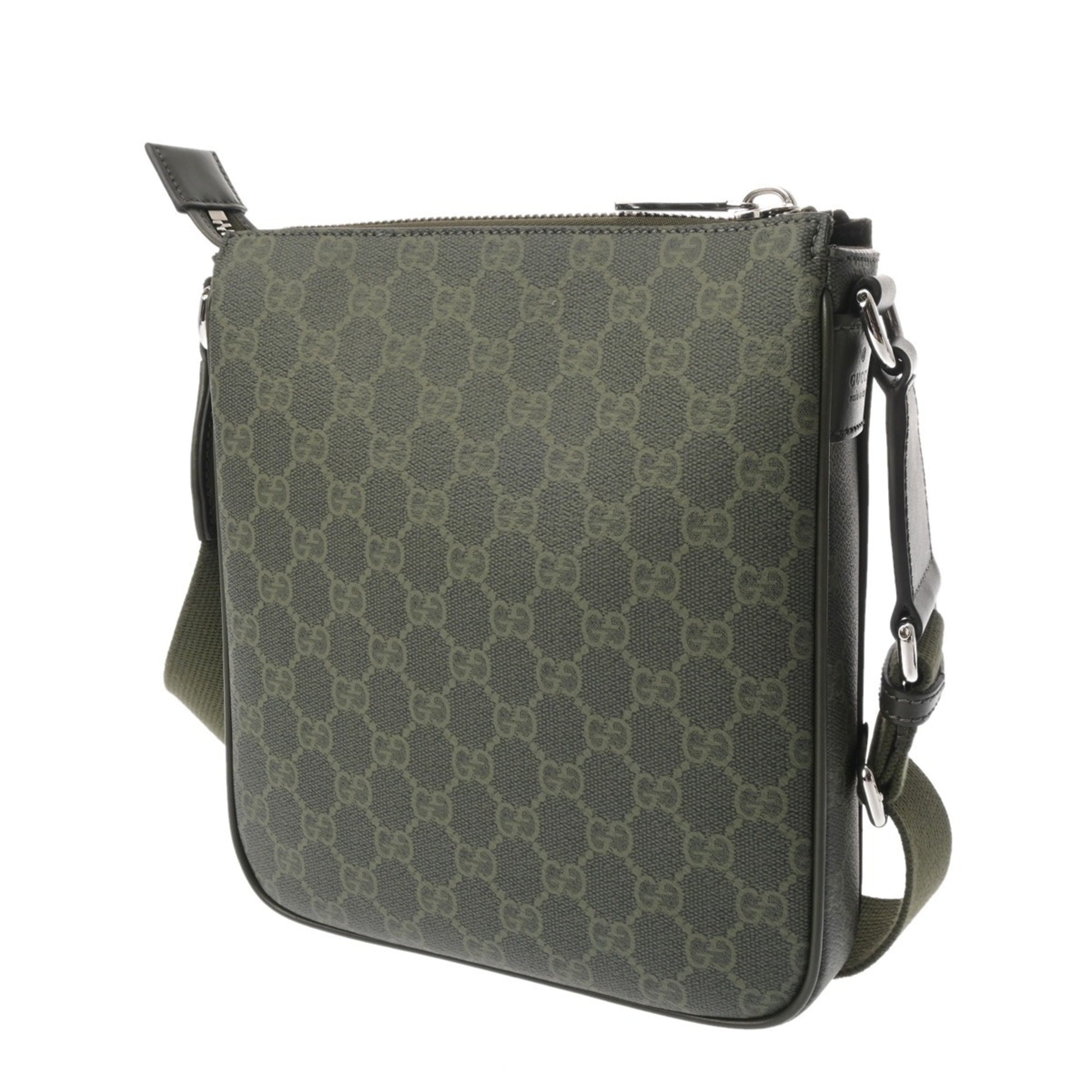 Gucci Green Pvc Shoulder Bag (Pre-Owned)