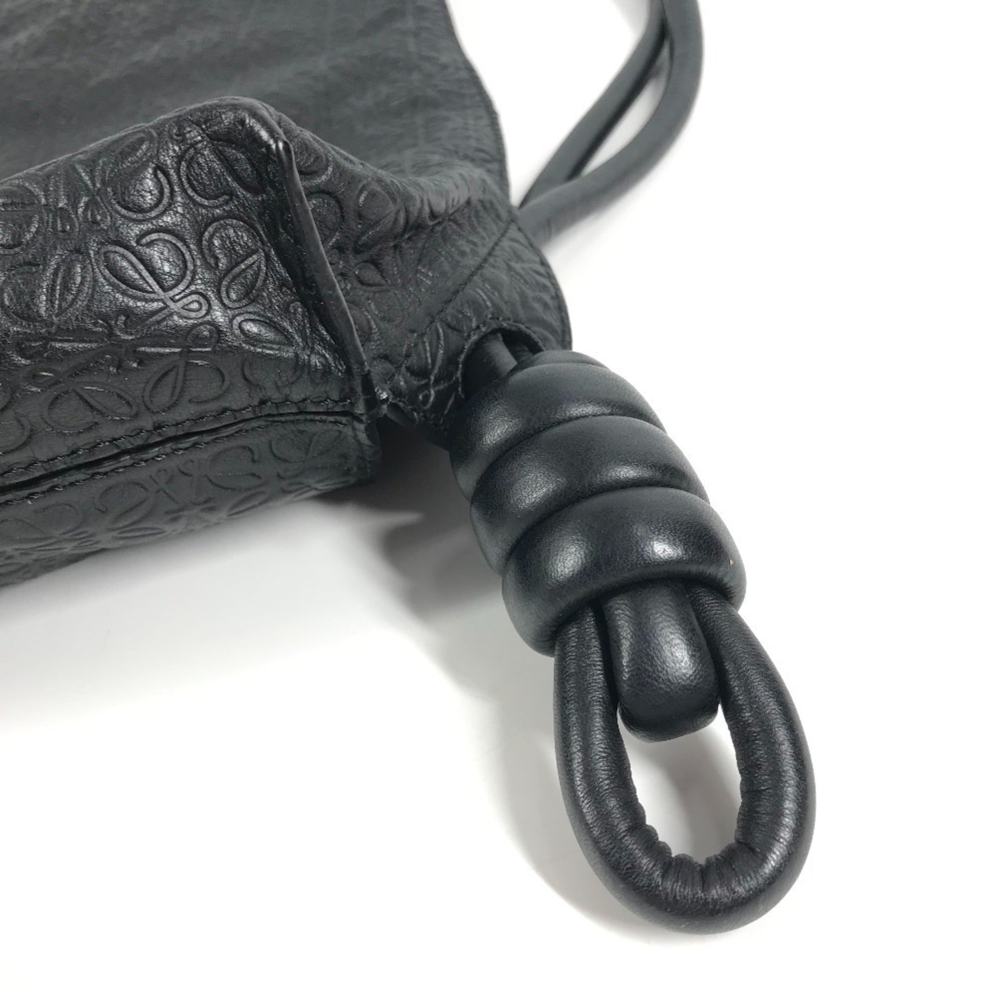 Loewe Black Leather Backpack (Pre-Owned)