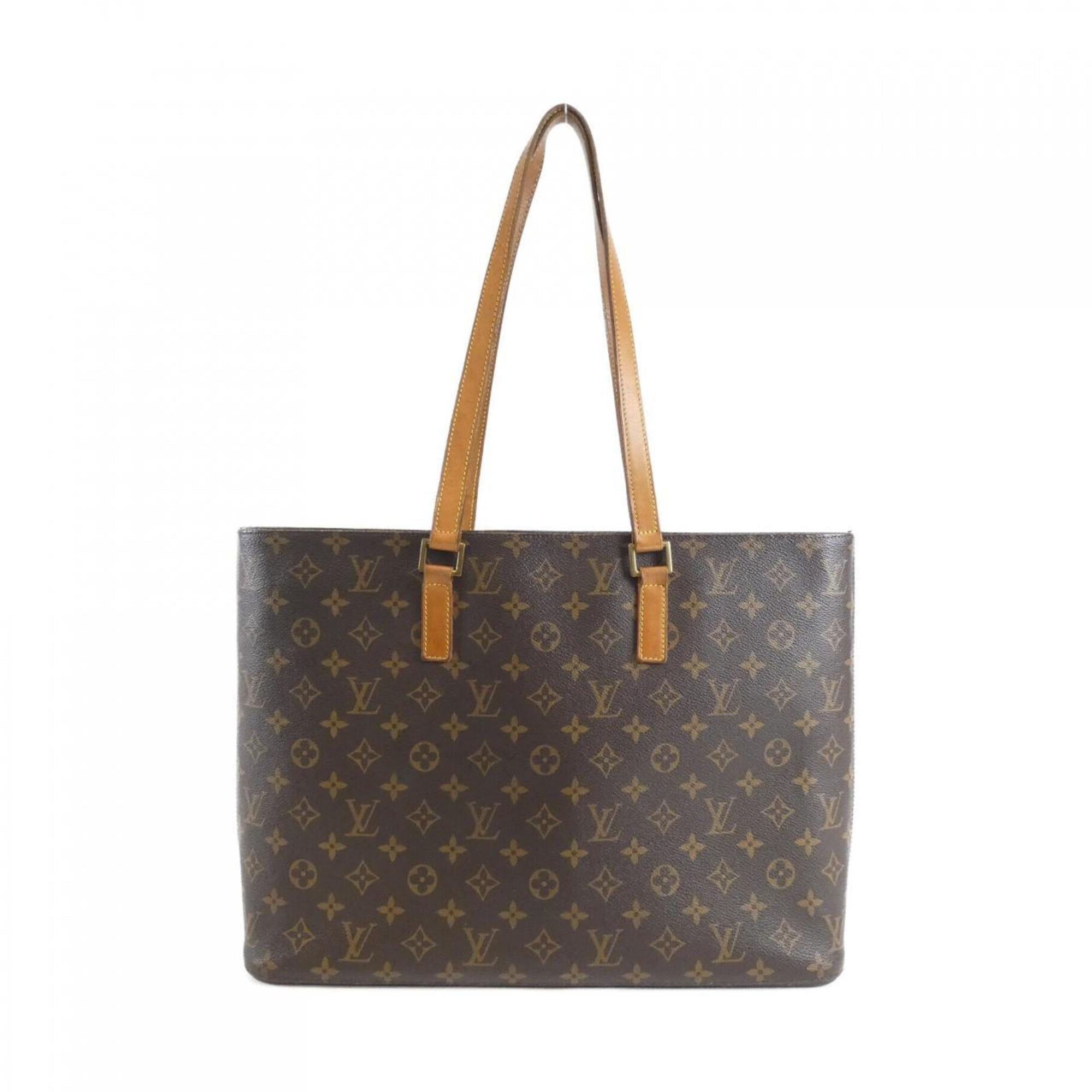 Louis Vuitton Brown Coated Canvas Handbag (Pre-Owned)