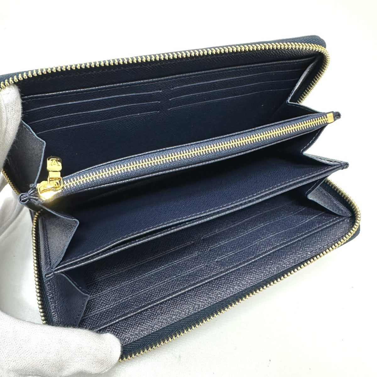 Louis Vuitton Monogram Galle Monogram Navy Monogram Coin Purse/Coin Case (Pre-Owned)