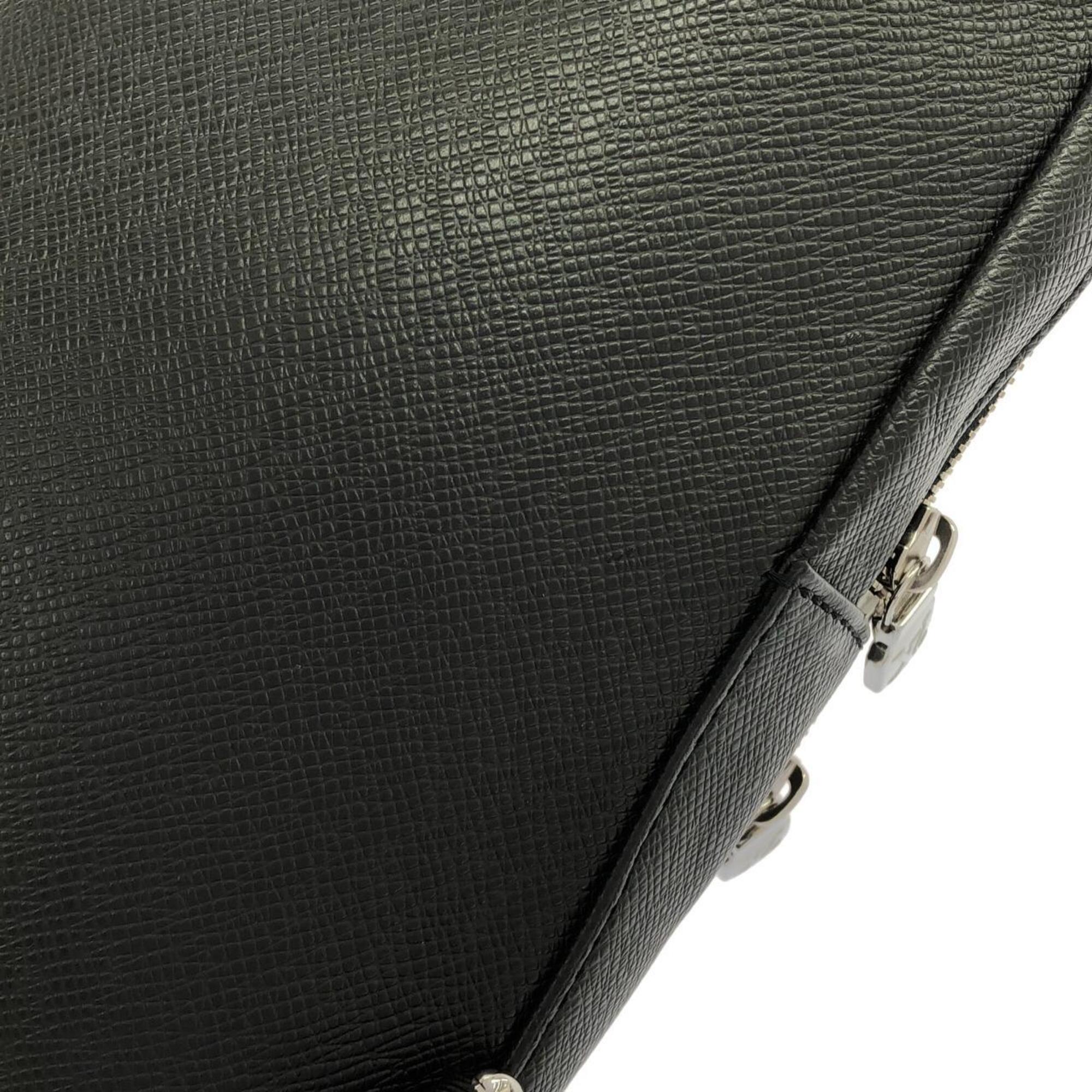 Louis Vuitton Taiga Black Leather Handbag (Pre-Owned)
