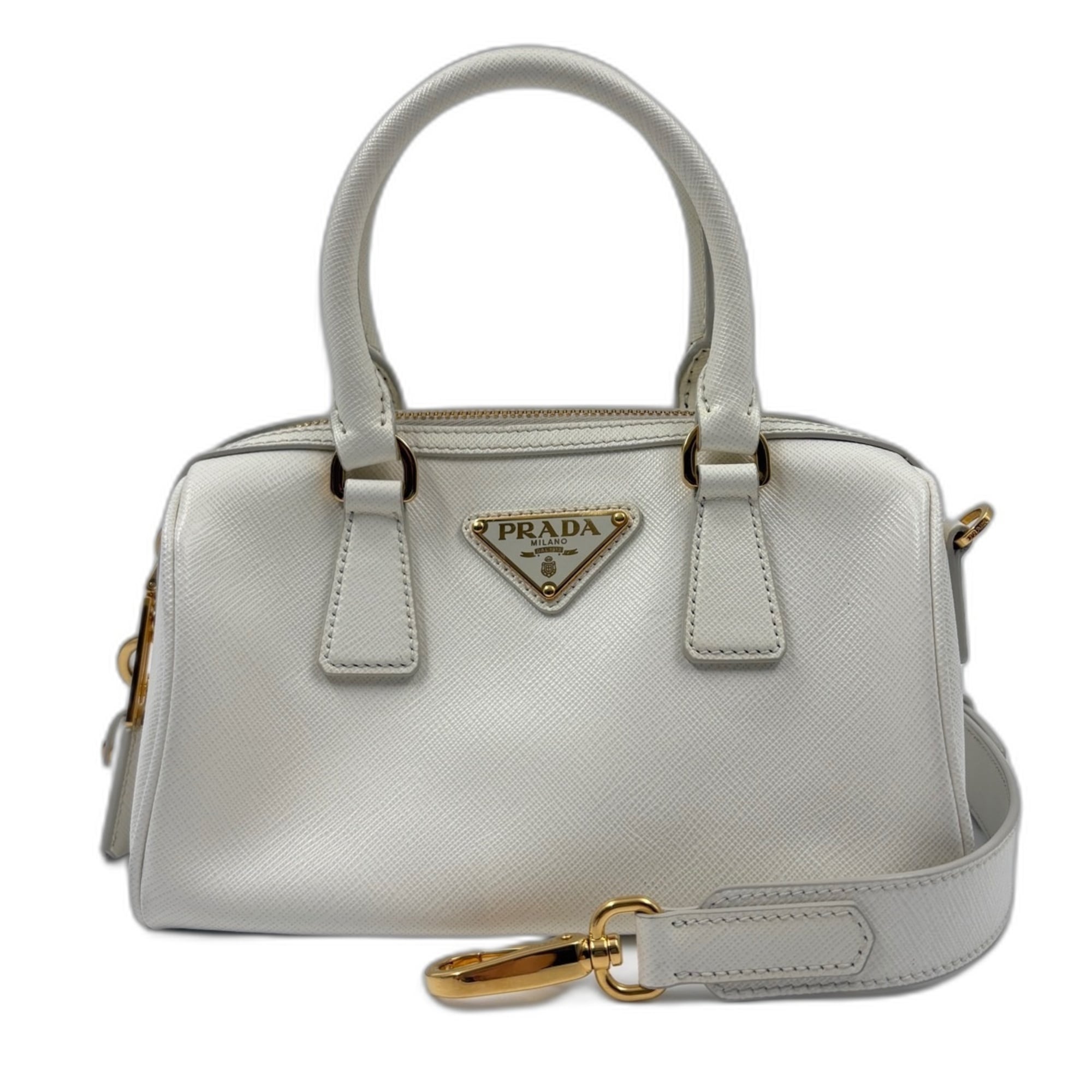 Prada White Handbag (Pre-Owned)
