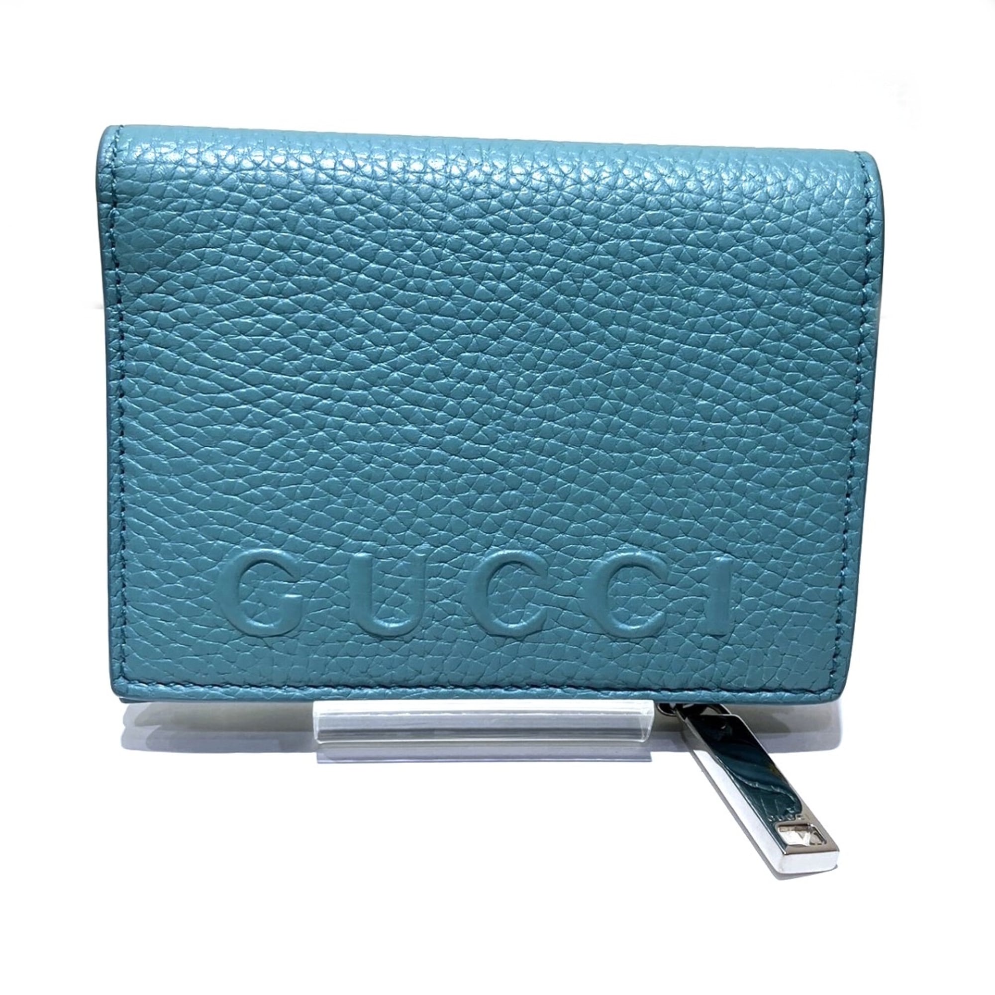 Gucci Green Yellow Leather Wallet (Bi-Fold) (Pre-Owned)