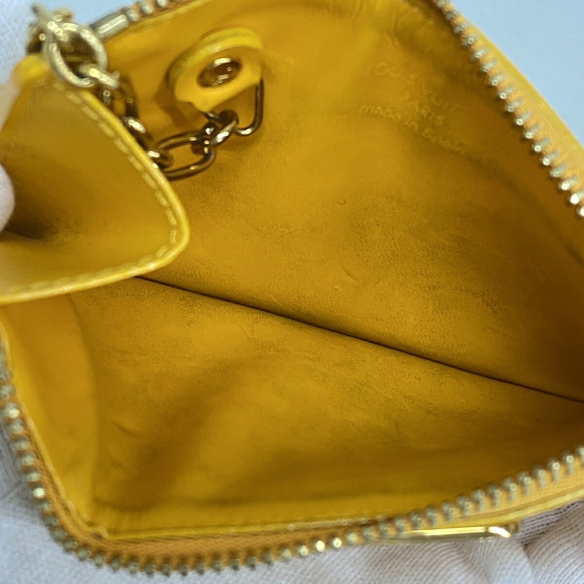 Louis Vuitton Yellow Coin Purse/Coin Case (Pre-Owned)
