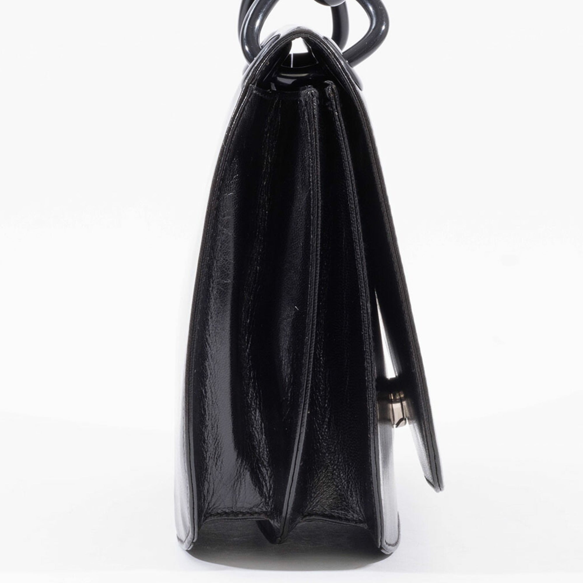 Prada Black Leather Shoulder Bag (Pre-Owned)