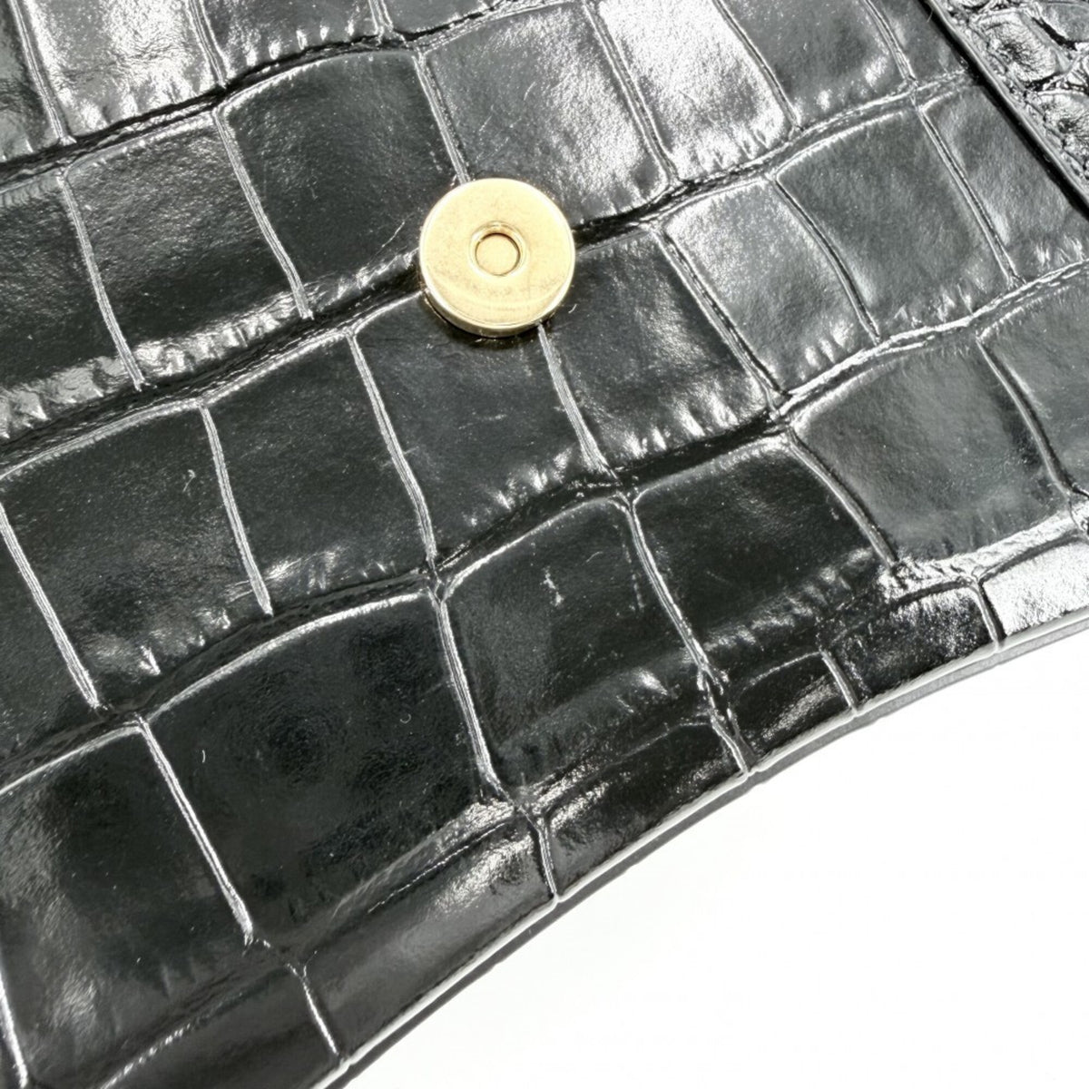 Balenciaga Black Leather Handbag Shoulder Bag (Pre-Owned)