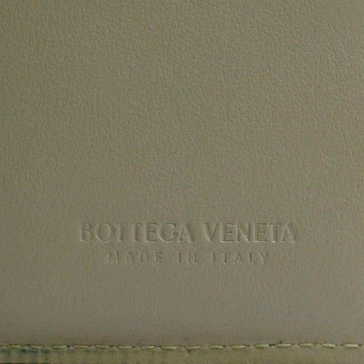 Bottega Veneta Green Leather Wallet (Bi-Fold) (Pre-Owned)