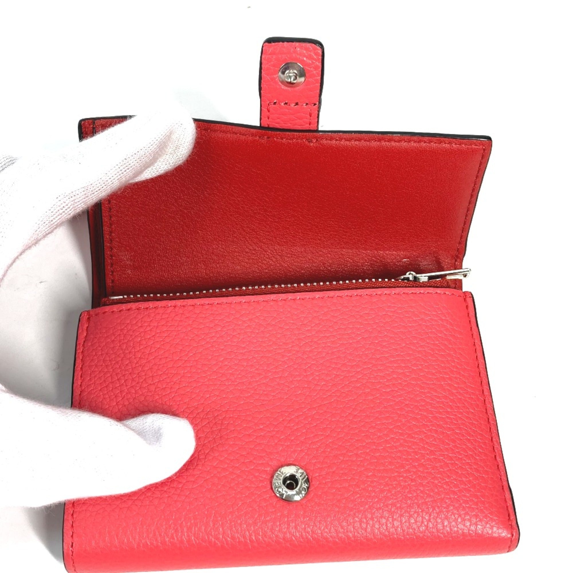Loewe Pink Leather Wallet (Tri-Fold) (Pre-Owned)