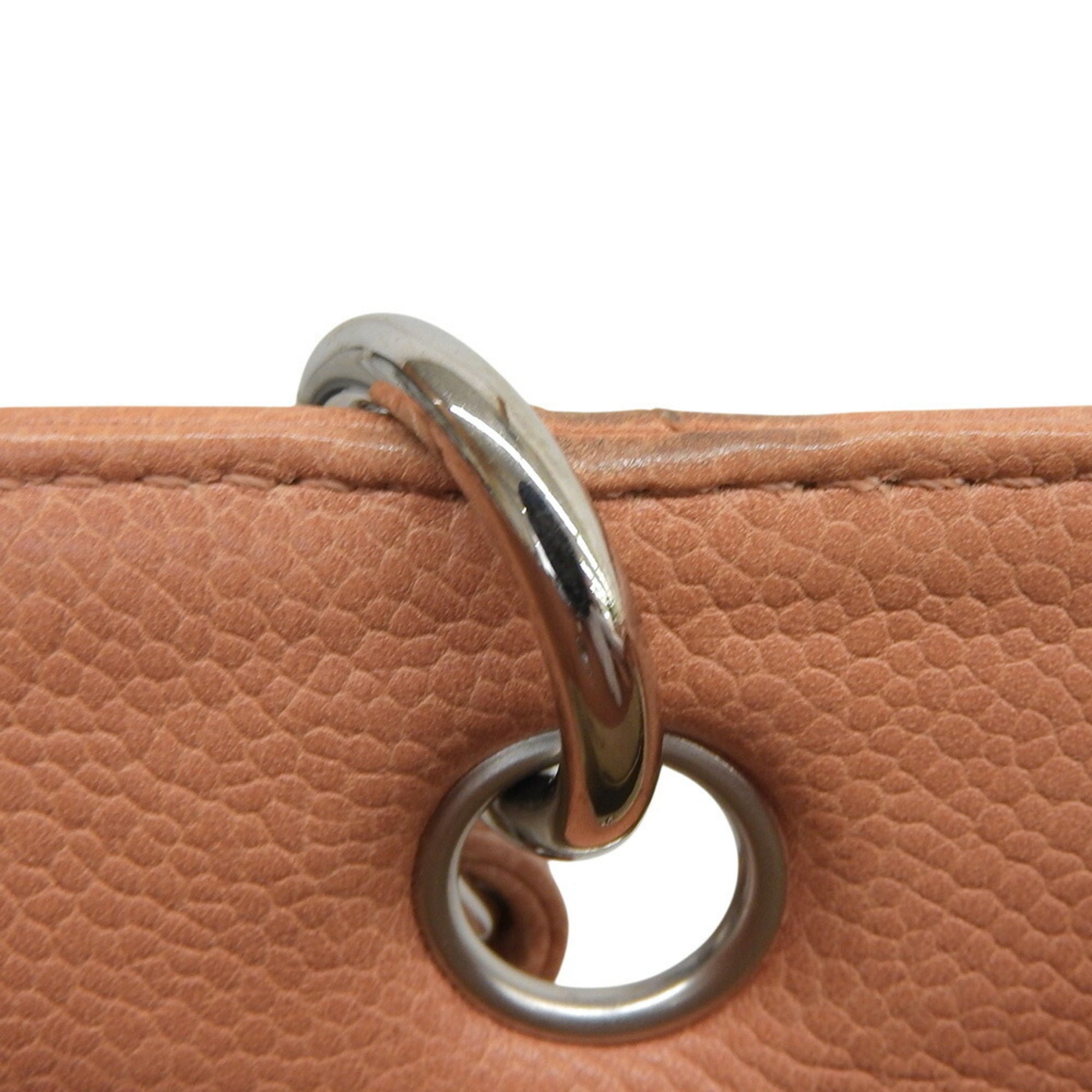 Chanel Salmon Pink Grained Calfskin Tote Bag (Pre-Owned)