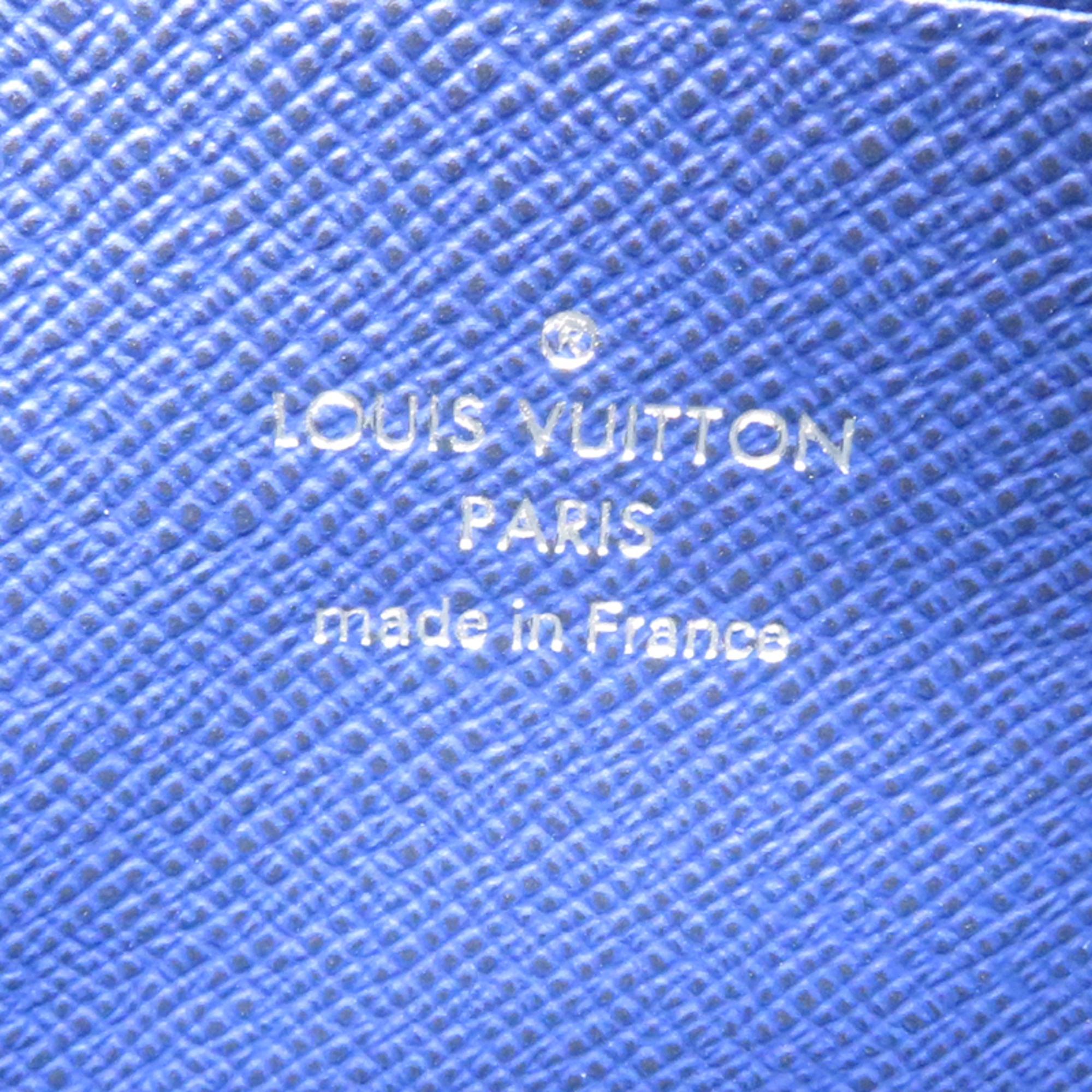 Louis Vuitton Blue Taigarama Pochette Pouch (Pre-Owned)