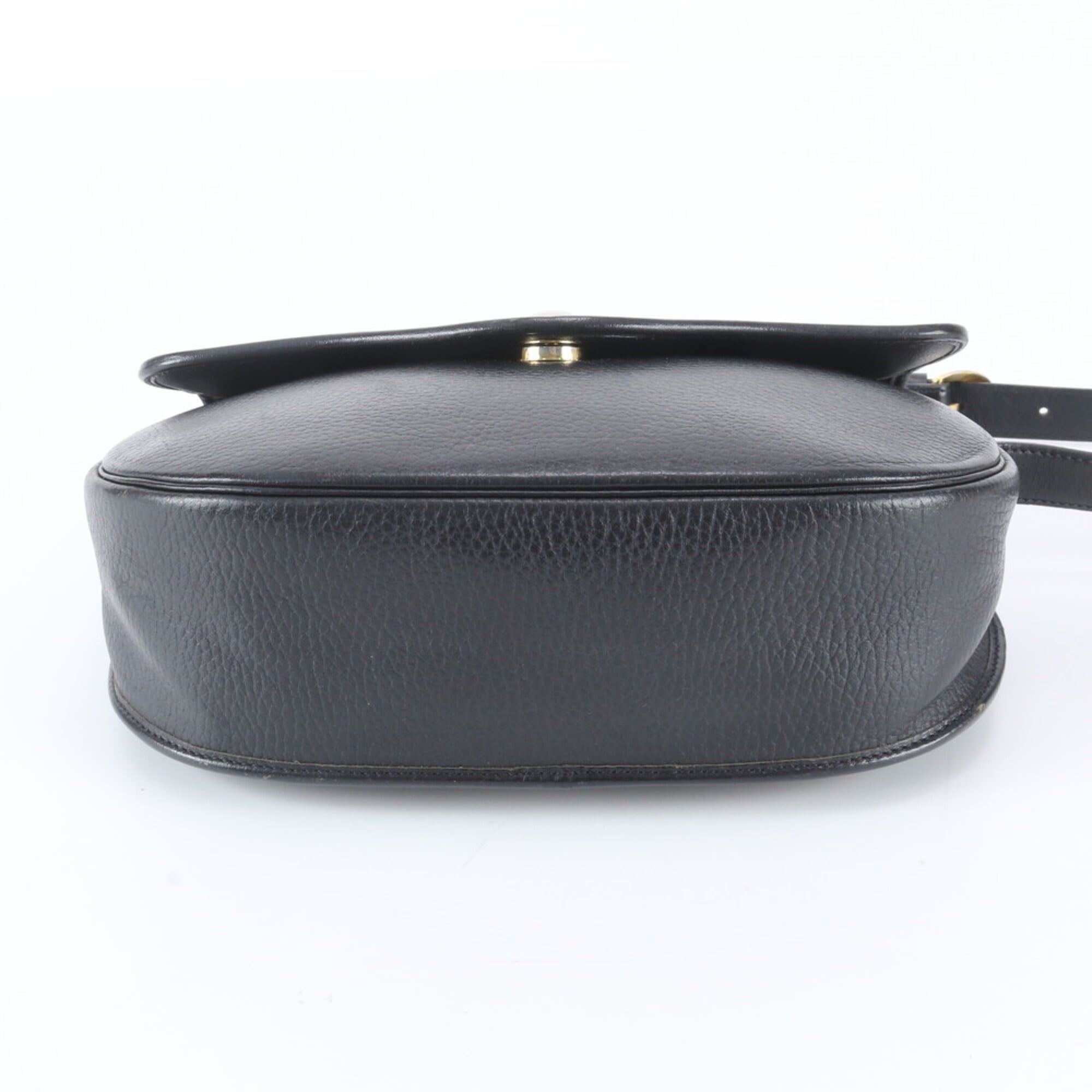 Christian Dior Black Leather Shoulder Bag (Pre-Owned)