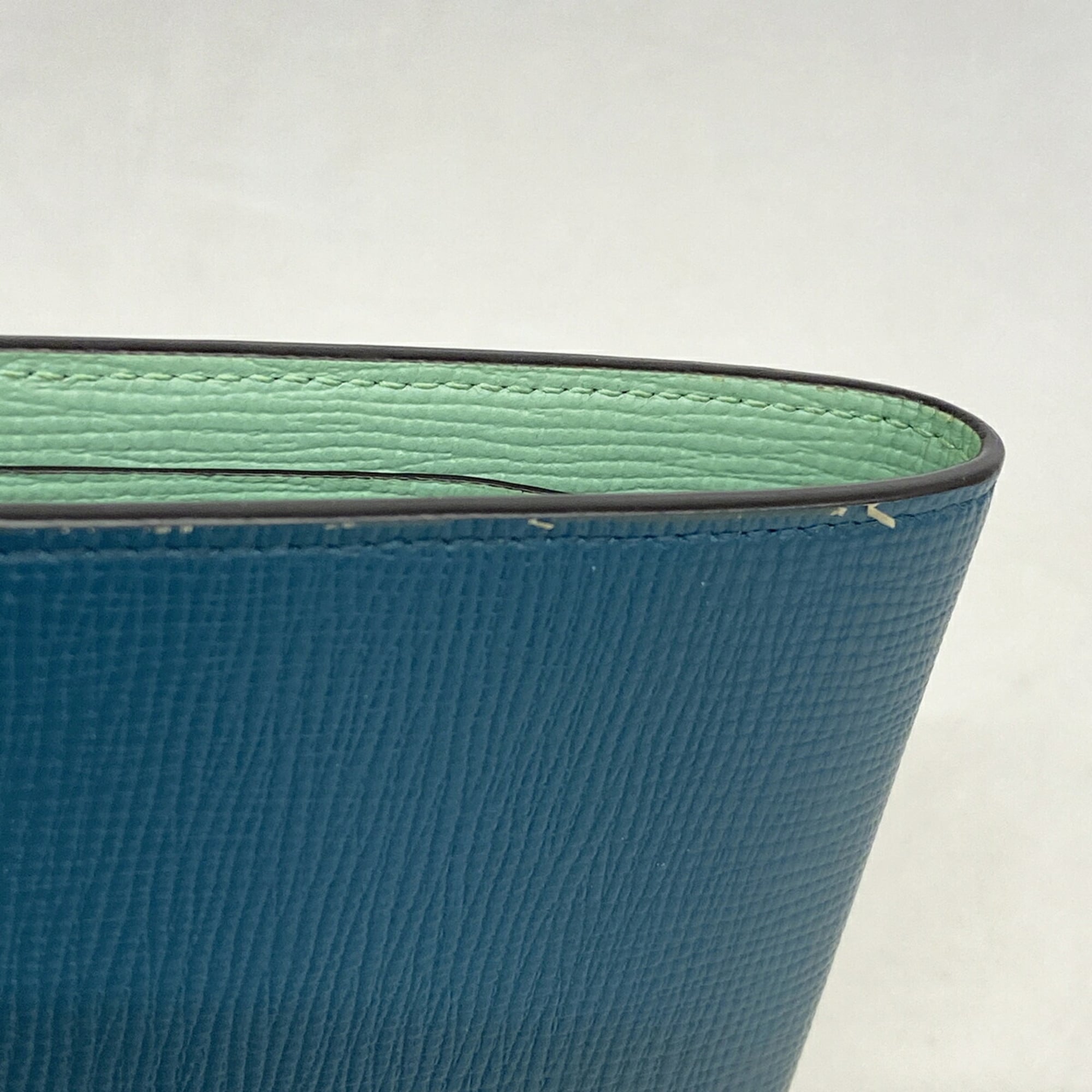 Cartier Green Leather Bill Wallet (Bi-Fold) (Pre-Owned)