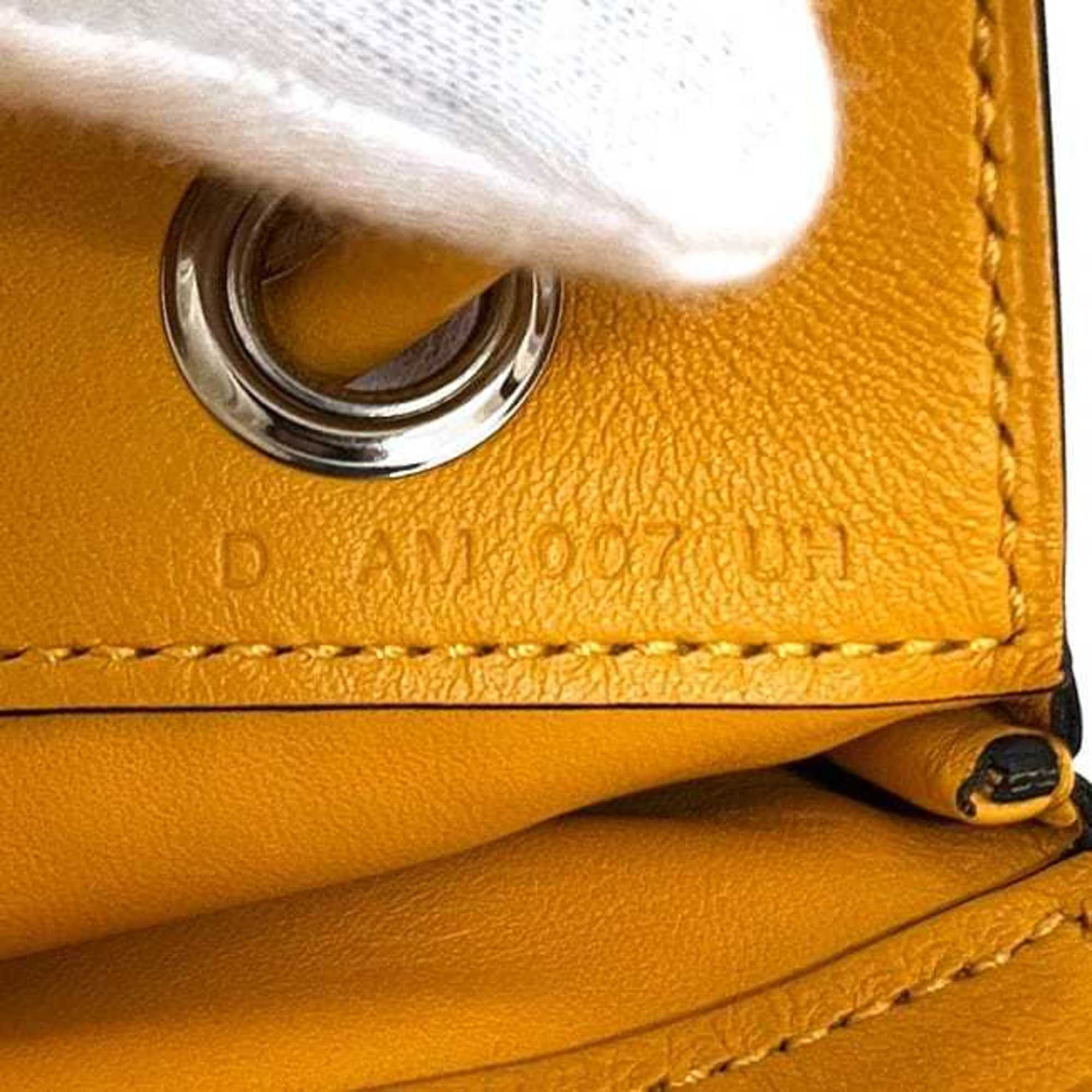 Hermes Yellow Leather Swift Leather Shoulder Bag (Pre-Owned)