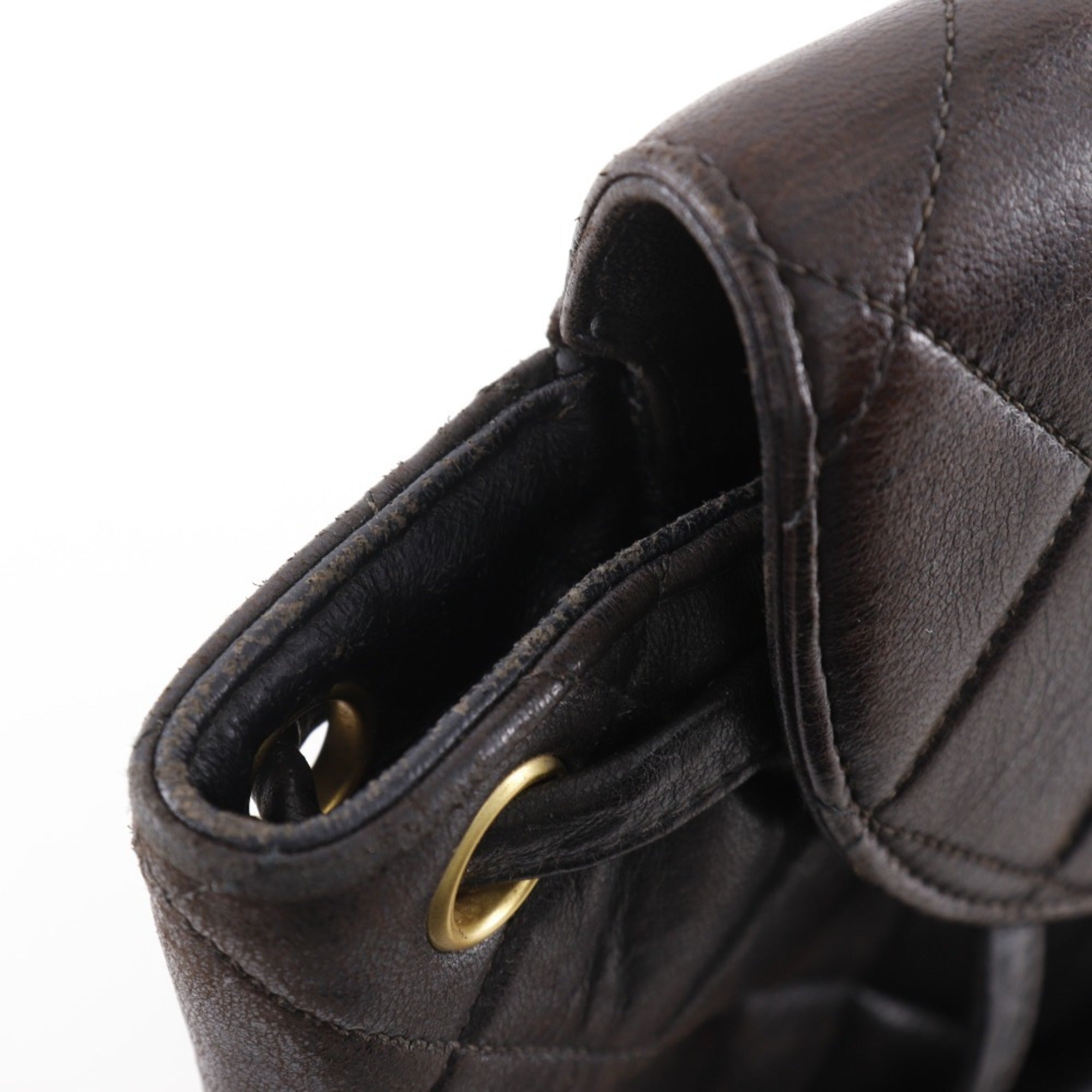 Chanel Black Leather Backpack (Pre-Owned)