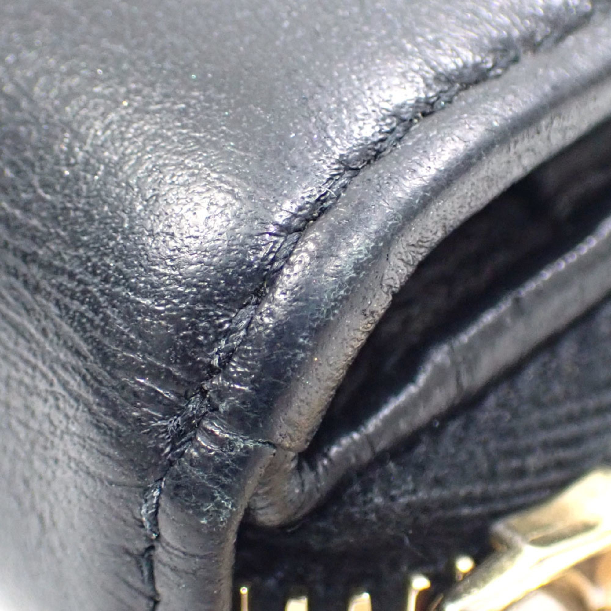 Saint Laurent Black Leather Wallet (Bi-Fold) (Pre-Owned)