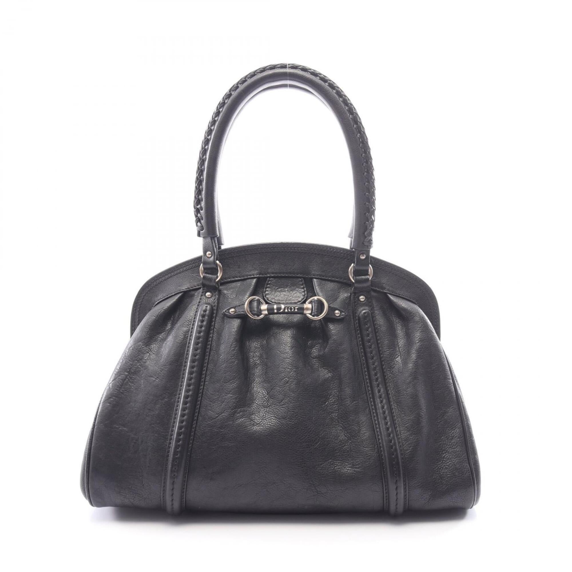 Christian Dior Black Leather Handbag (Pre-Owned)