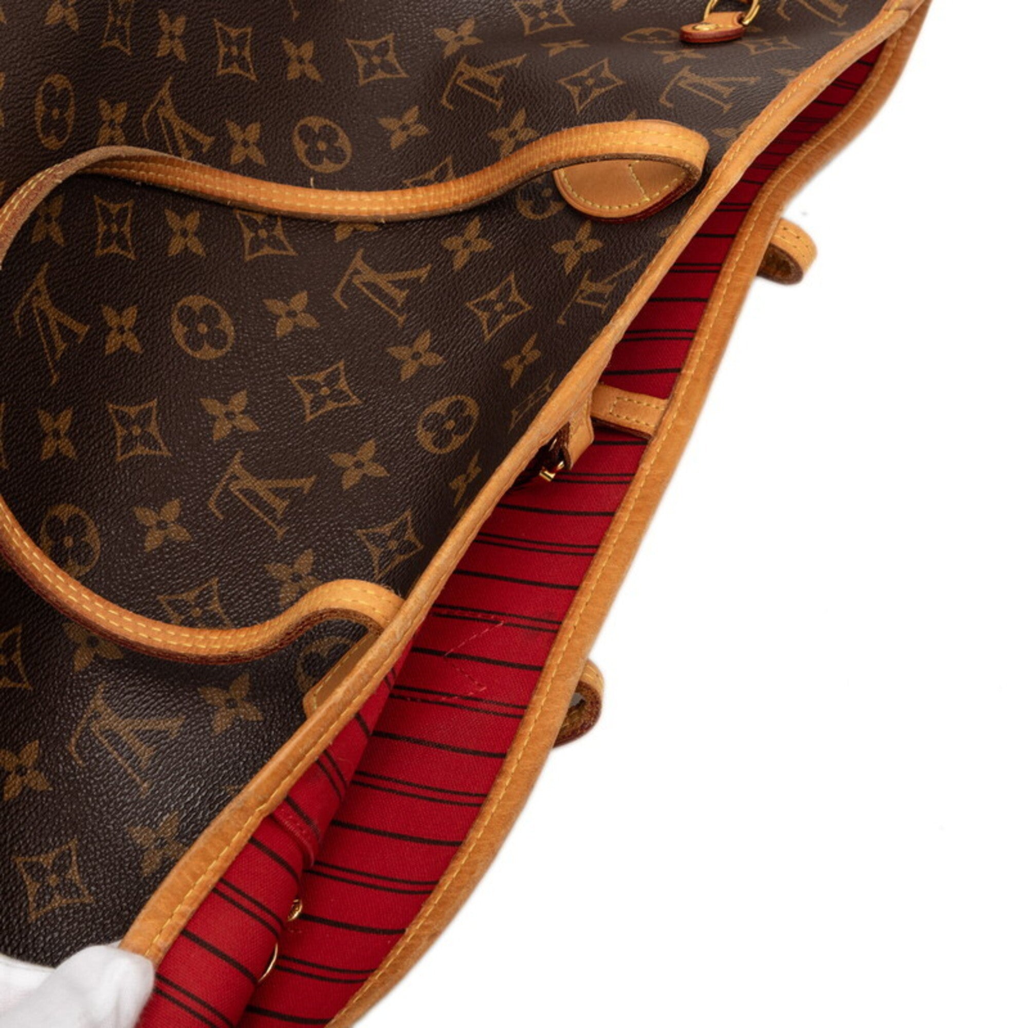 Louis Vuitton Brown Pvc Leather Tote Bag (Pre-Owned)