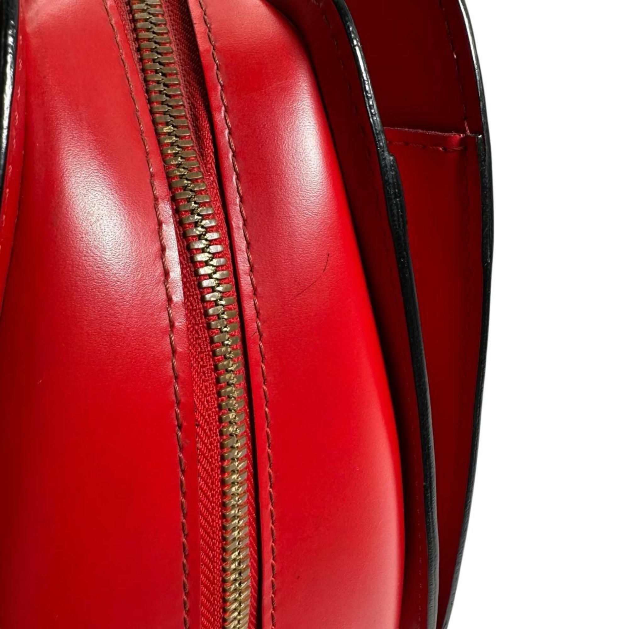 Louis Vuitton Red Color Epi Leather Handbag (Pre-Owned)