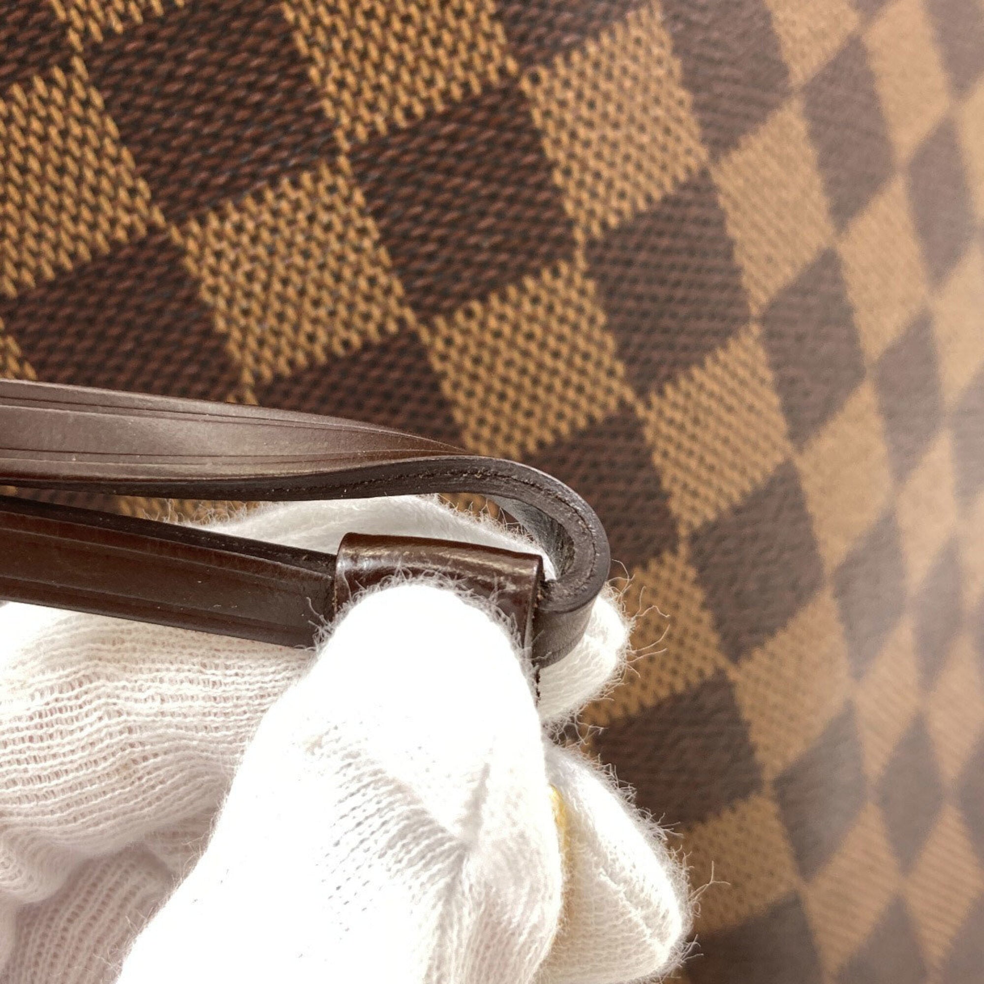 Louis Vuitton Damier Canvas Ebene Damier Canvas Tote Bag (Pre-Owned)