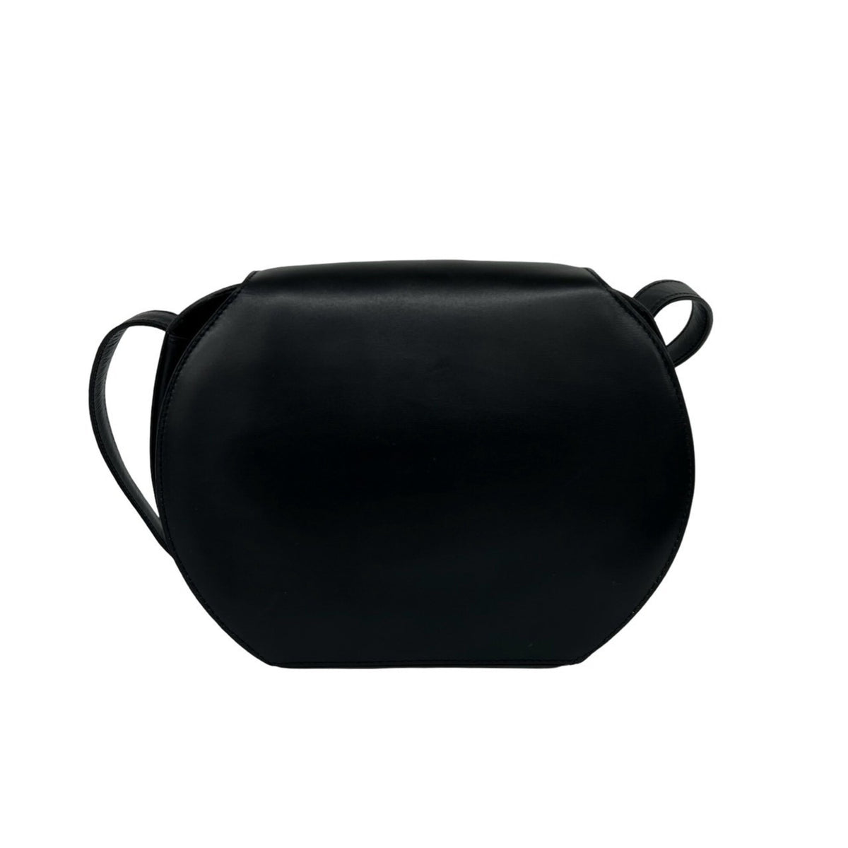 Celine Black Leather Pochette Shoulder Bag (Pre-Owned)