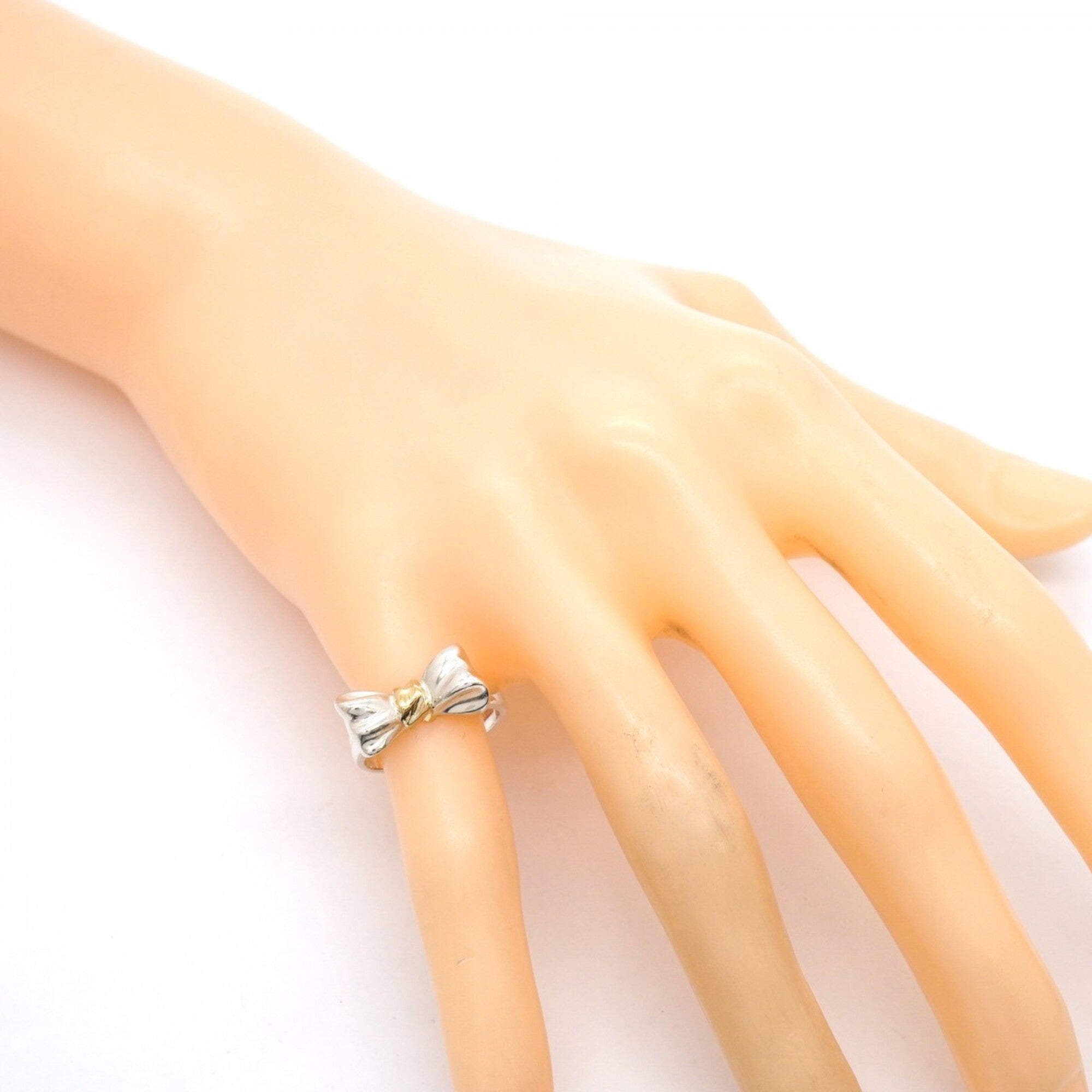 Tiffany Yellow Gold (18K) Silver 925 Band Ring (Pre-Owned)