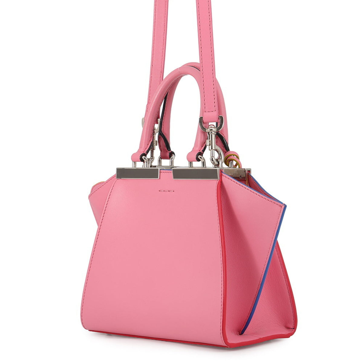 Fendi Pink Leather Handbag (Pre-Owned)