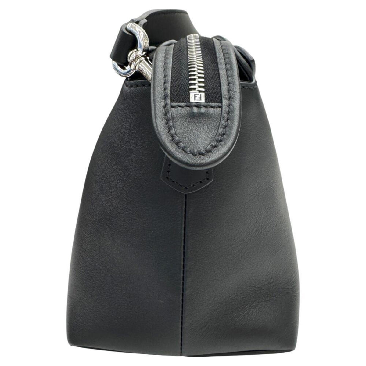 Fendi Black Leather Handbag Shoulder Bag (Pre-Owned)
