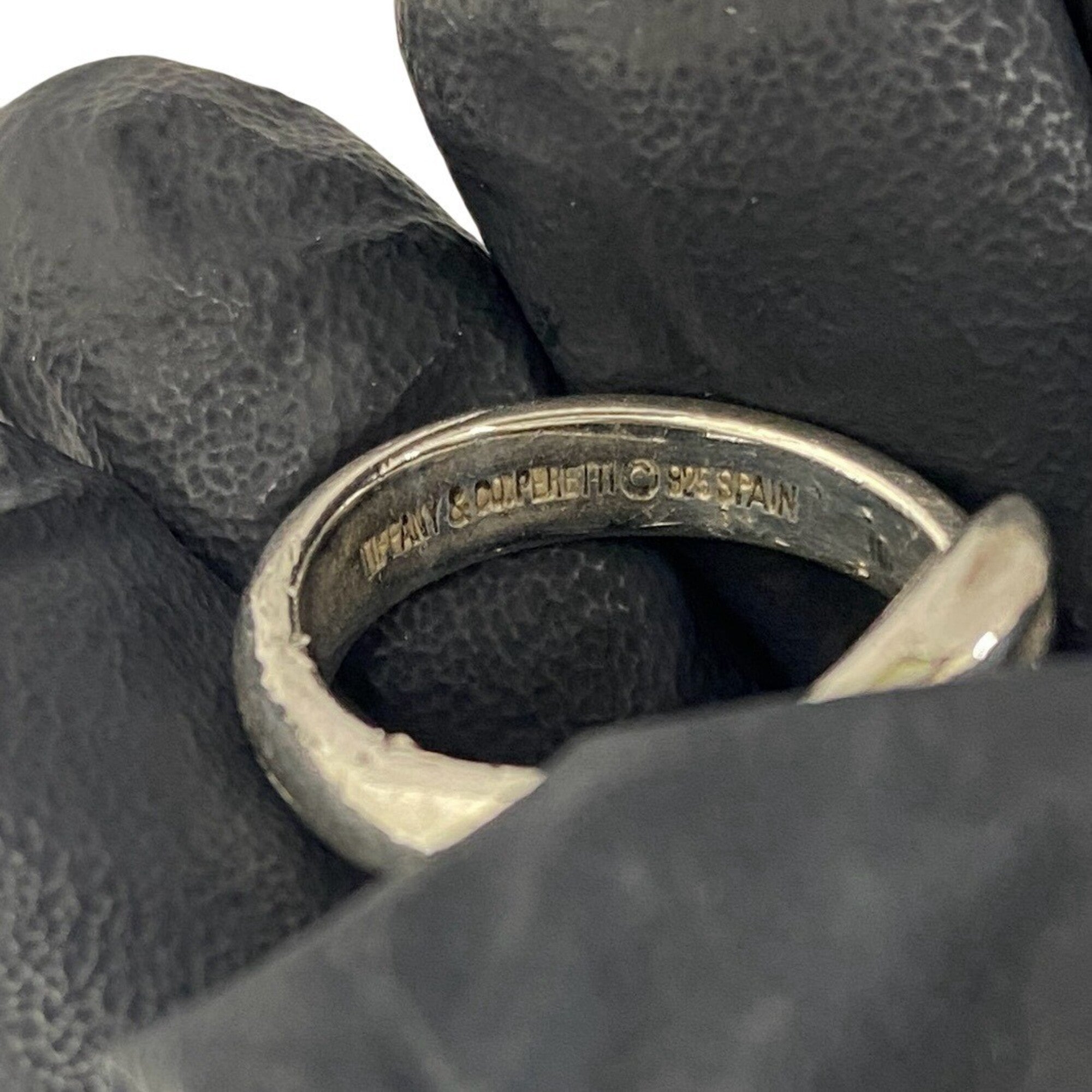 Tiffany Silver Silver 925 Band Ring (Pre-Owned)