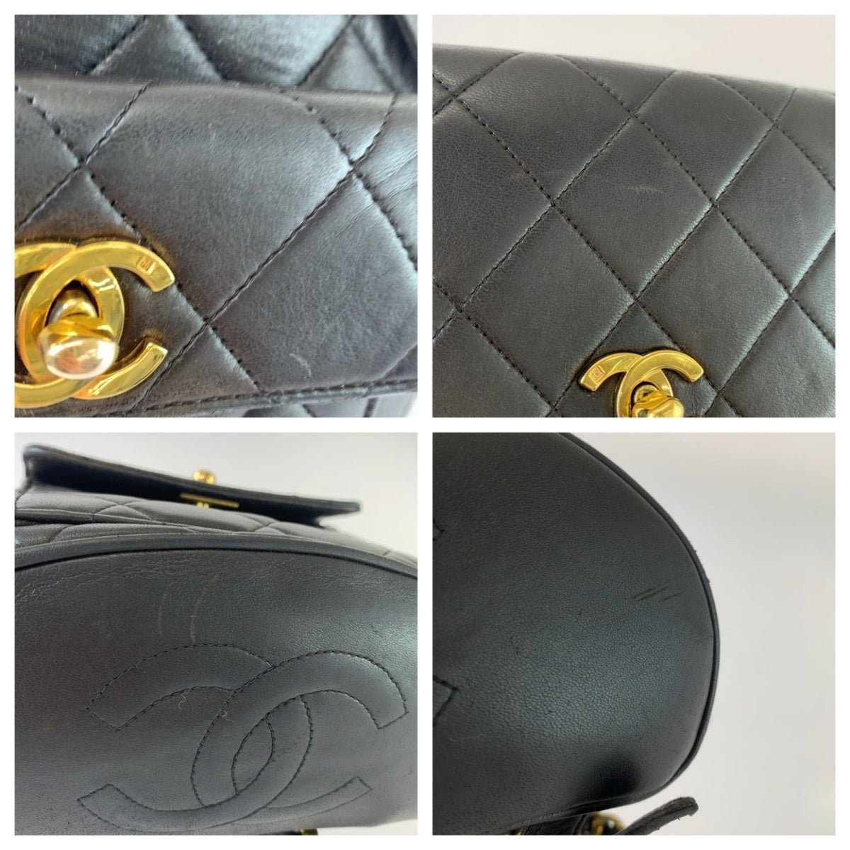 Chanel Black Leather Backpack (Pre-Owned)