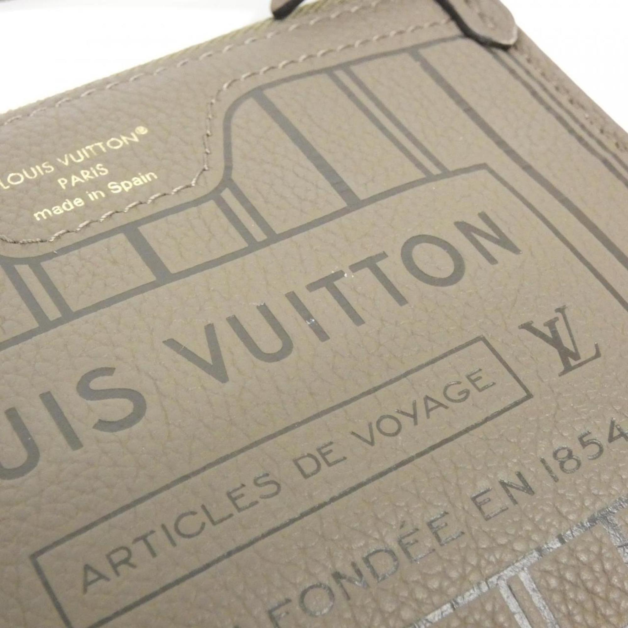 Louis Vuitton Brown Coated Canvas Leather Handbag (Pre-Owned)