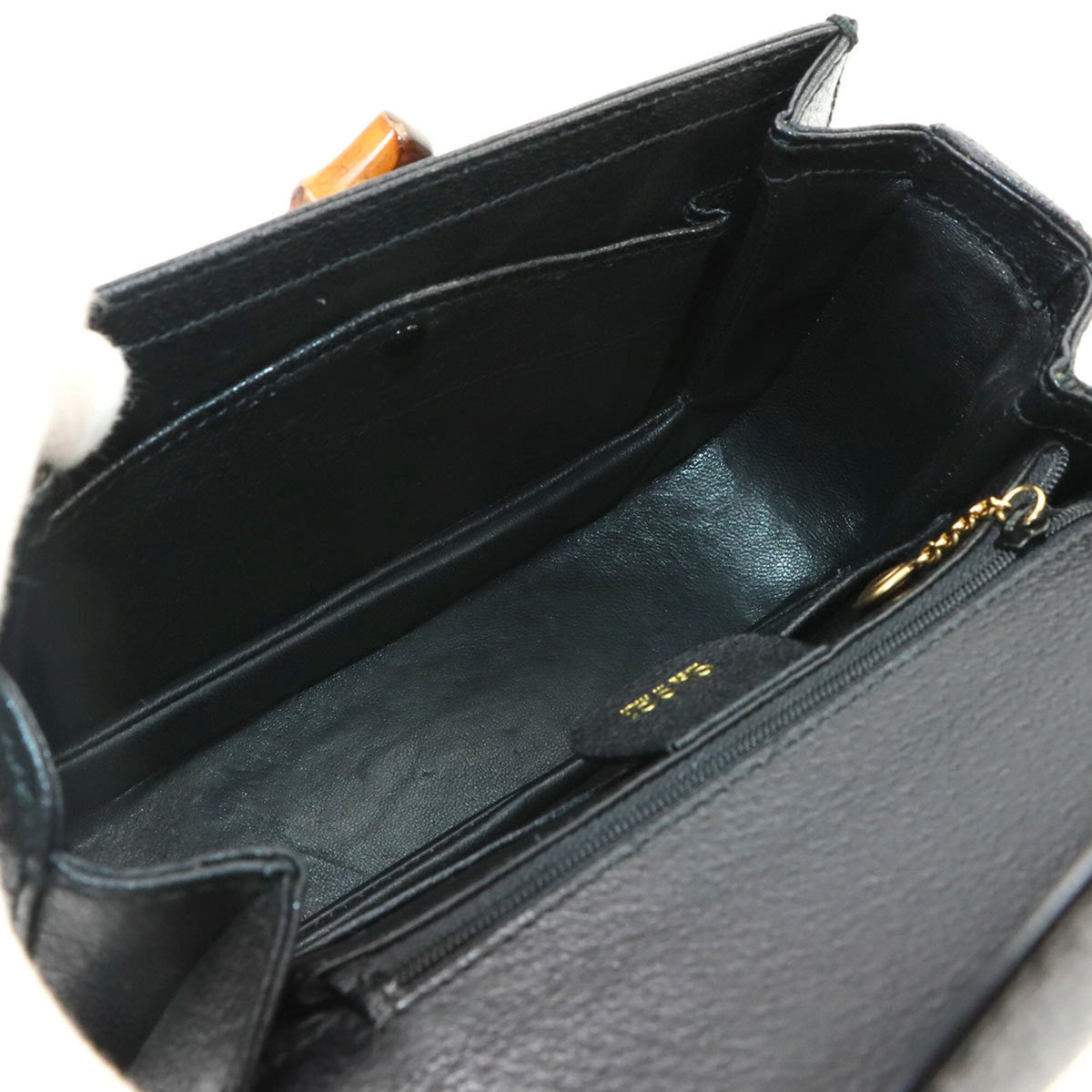 Gucci Black Leather Handbag (Pre-Owned)
