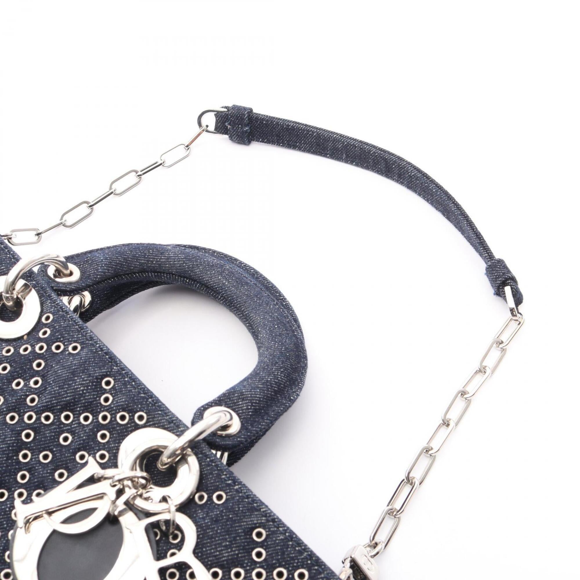 Christian Dior Navy Denim Handbag (Pre-Owned)