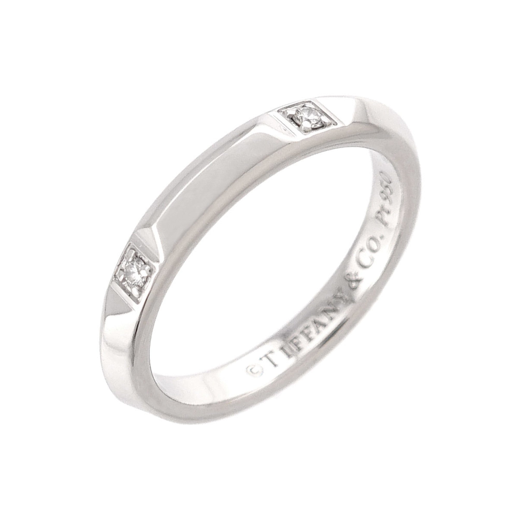 Tiffany Platinum 950 Band Ring (Pre-Owned)
