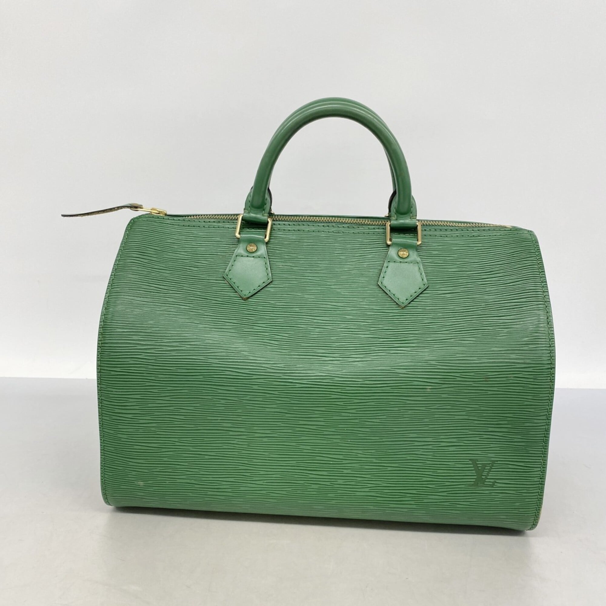 Louis Vuitton Borneo Green Handbag (Pre-Owned)