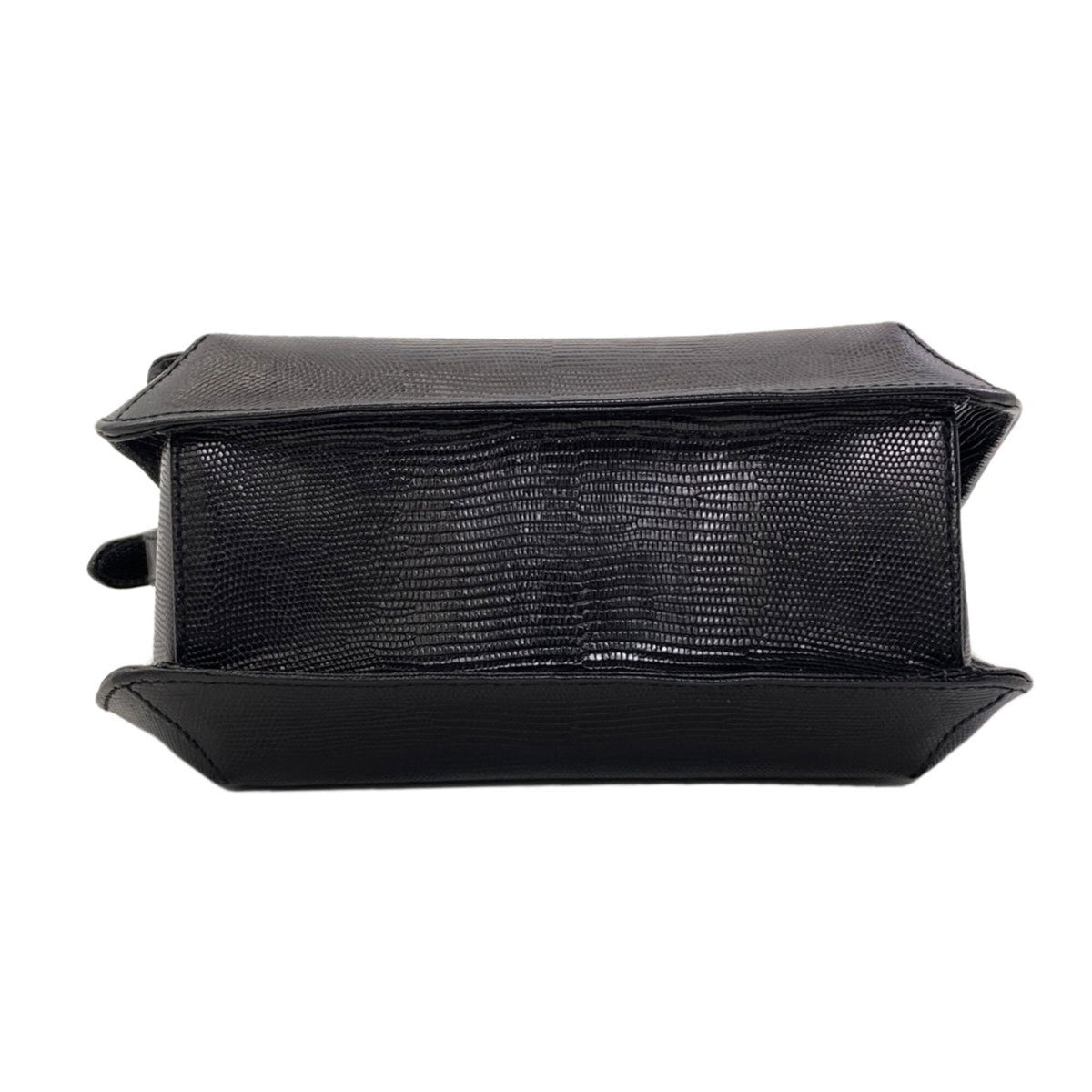 Salvatore Ferragamo Black Leather Shoulder Bag (Pre-Owned)