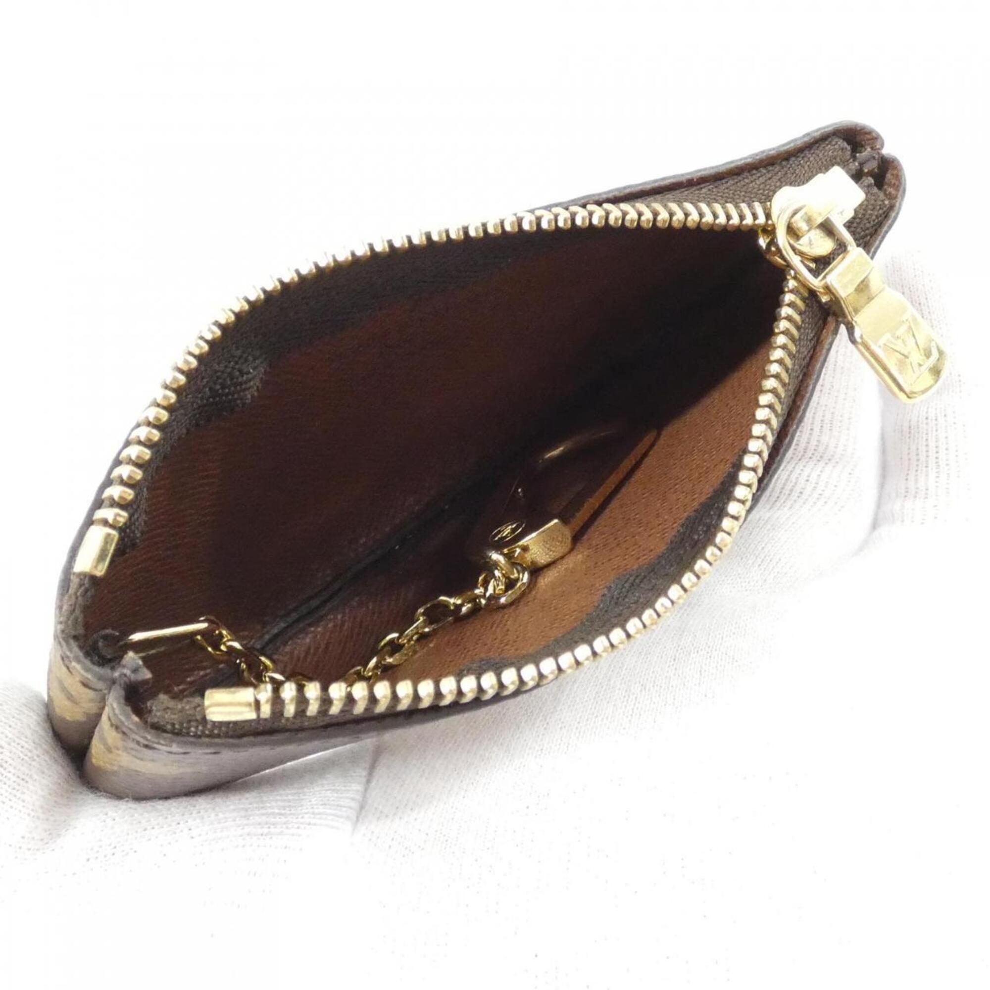 Louis Vuitton Marron Coated Canvas Coin Purse/Coin Case (Pre-Owned)