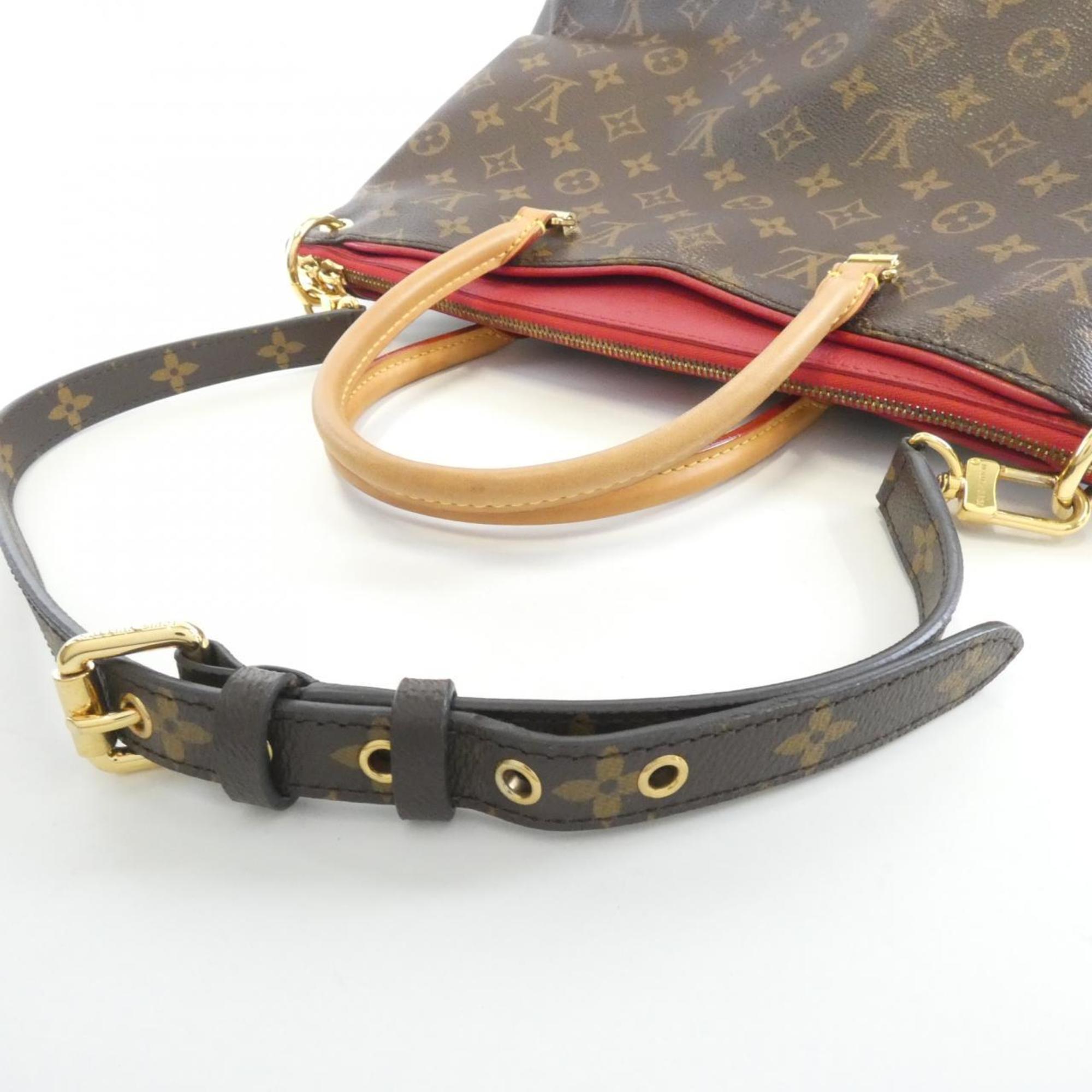 Louis Vuitton Cerise Marron Coated Canvas Handbag (Pre-Owned)