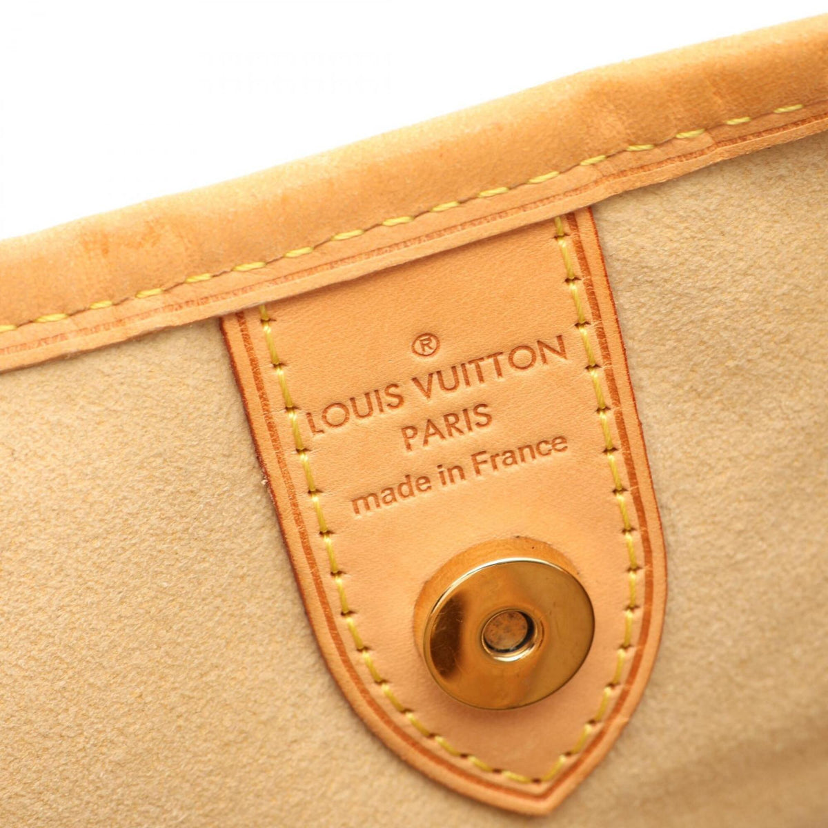 Louis Vuitton Monogram Brown Coated Canvas Leather Handbag Shoulder Bag (Pre-Owned)